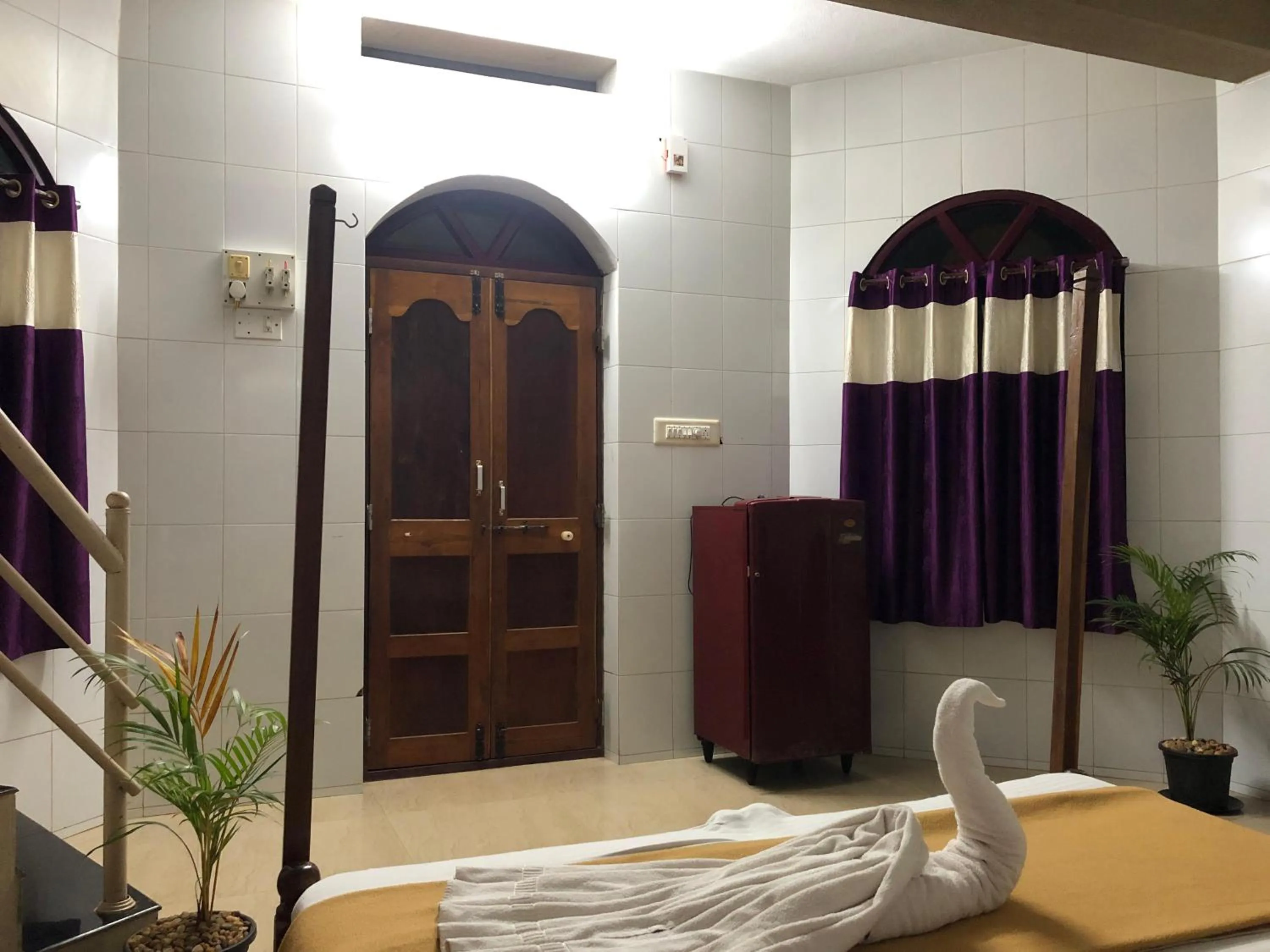 Living room in Nature Inn Cottages