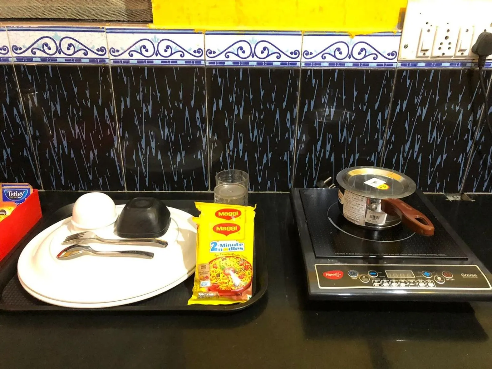 kitchen in Nature Inn Cottages