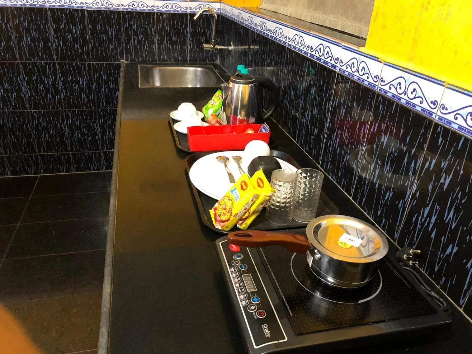 kitchen in Nature Inn Cottages