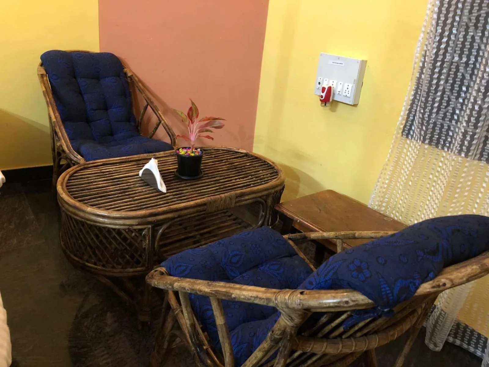 Living room in Nature Inn Cottages