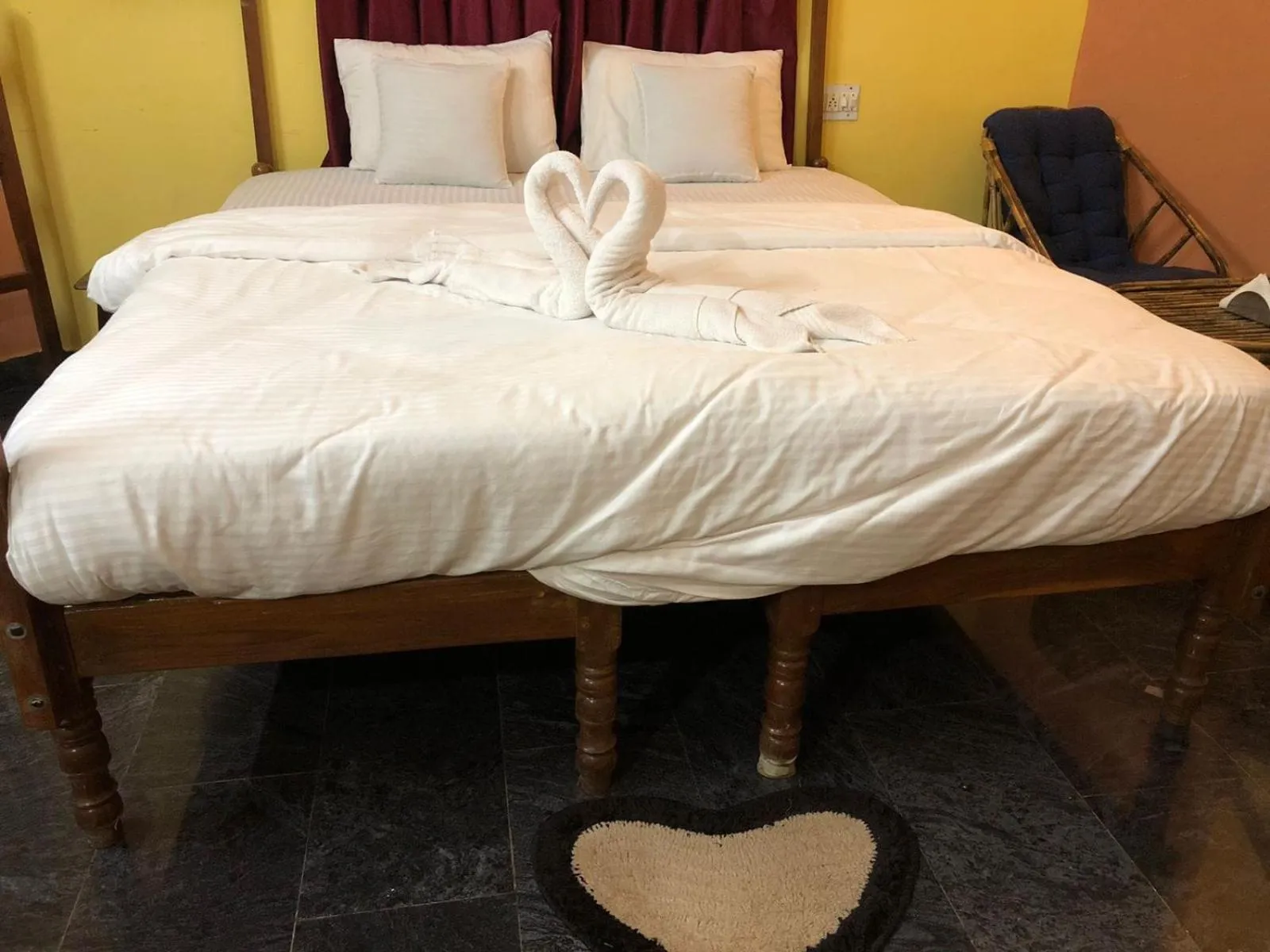 Bed in Nature Inn Cottages