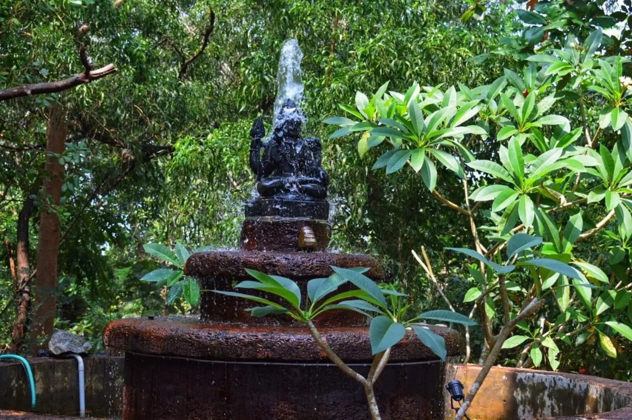 Garden view in Nature Inn Cottages