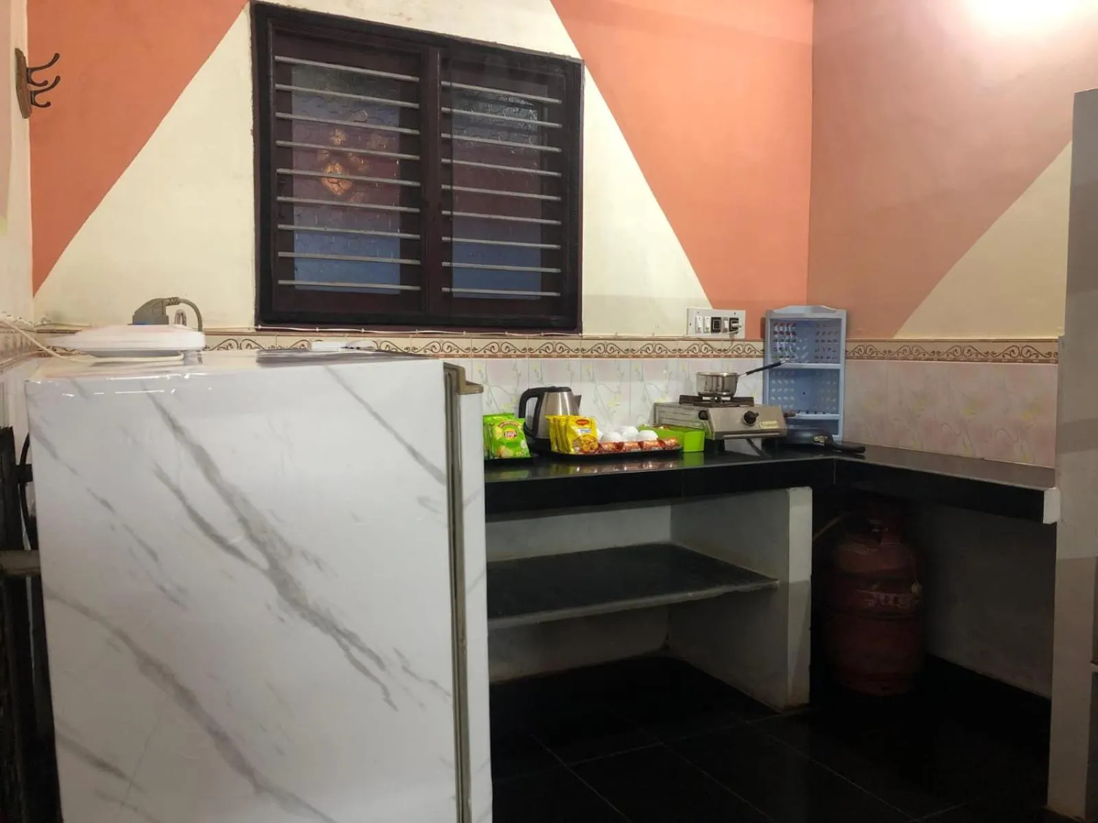 Kitchen or kitchenette in Nature Inn Cottages