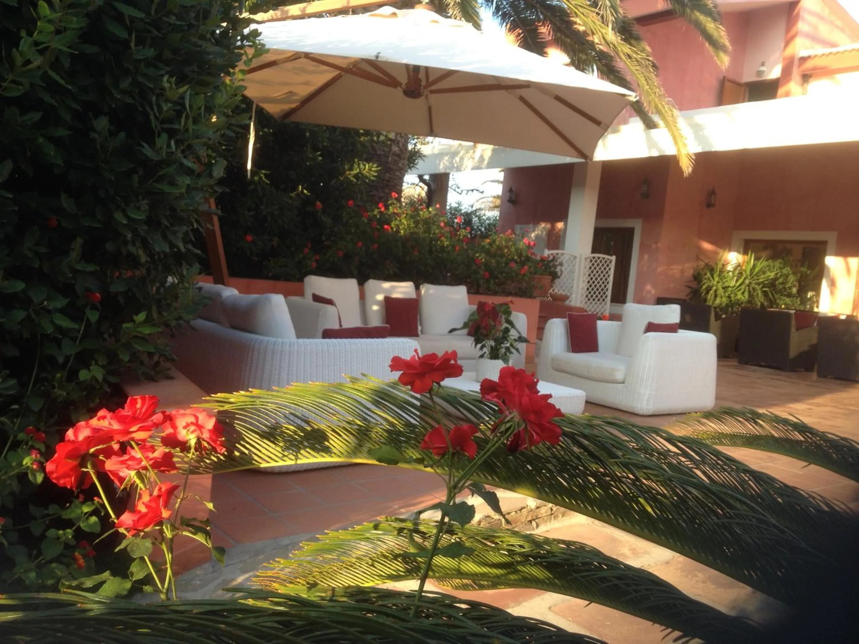 Patio in Cala Rosa Club Hotel