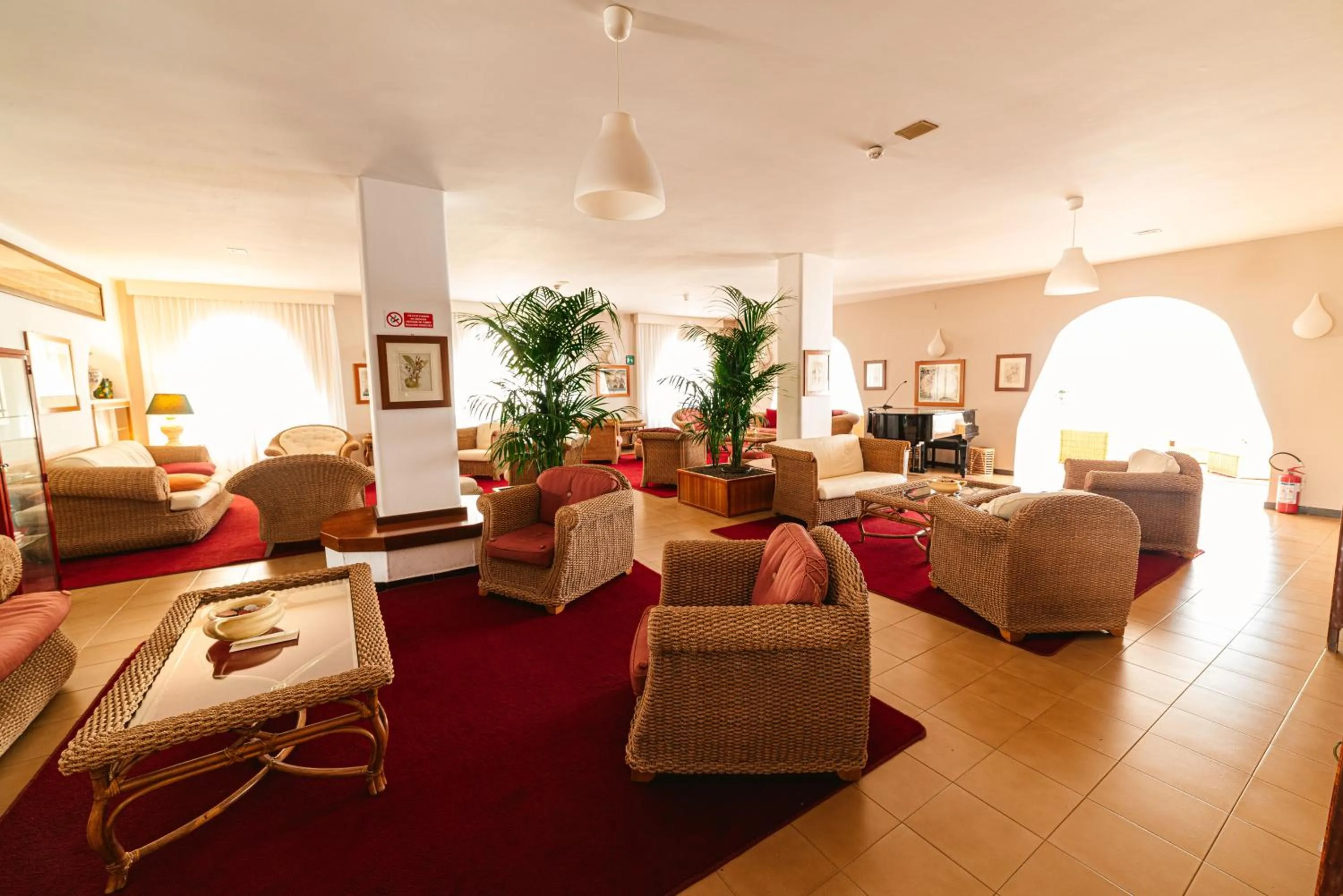 Lobby or reception in Hotel Degli Aranci