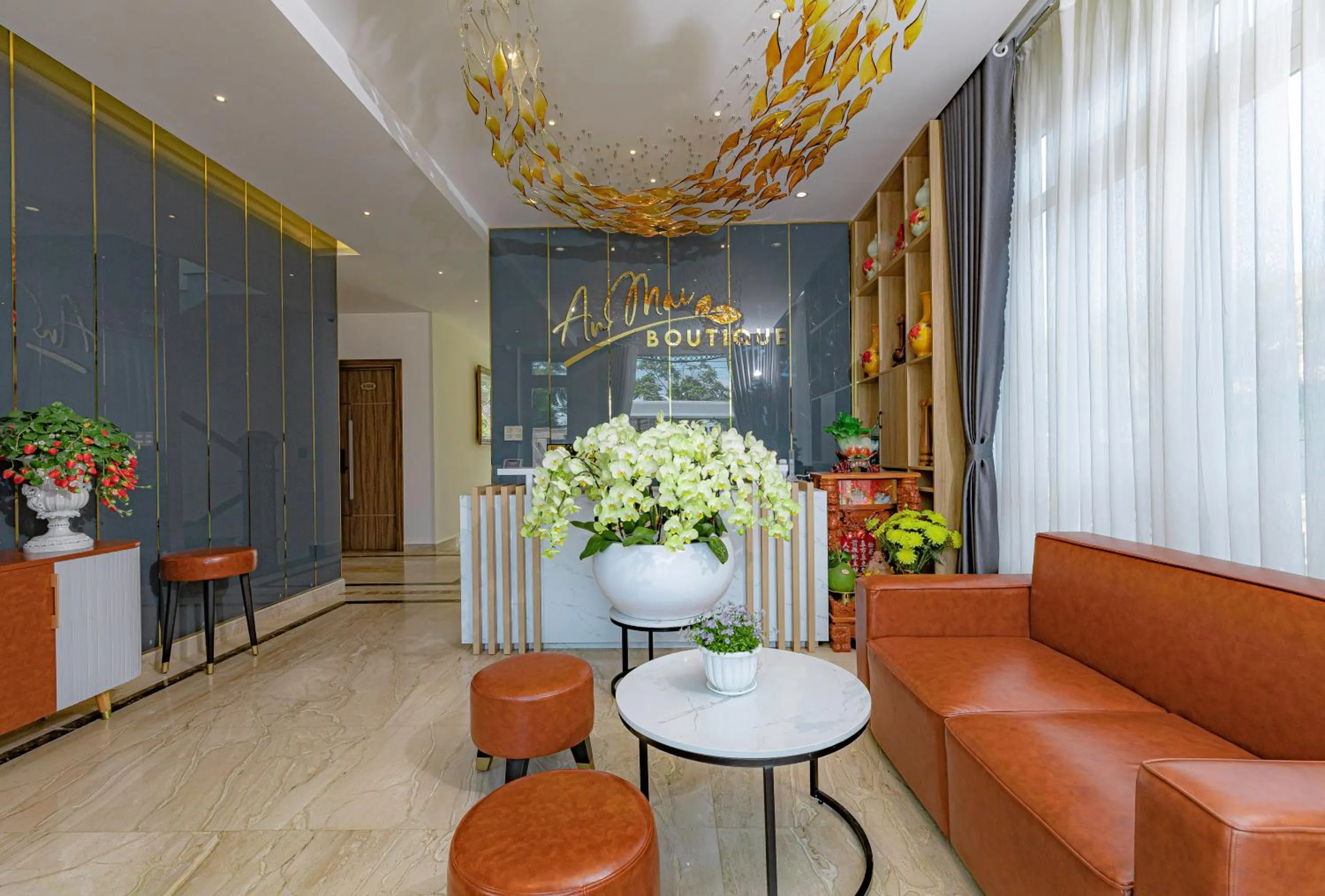 Lobby or reception in An Mai Boutique Hotel