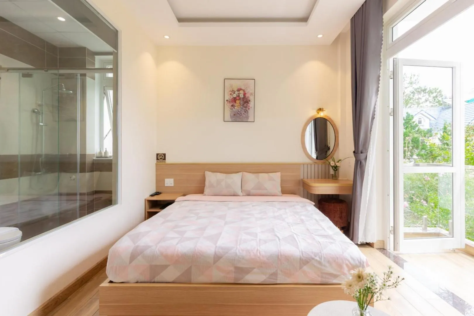 Bed in An Mai Boutique Hotel