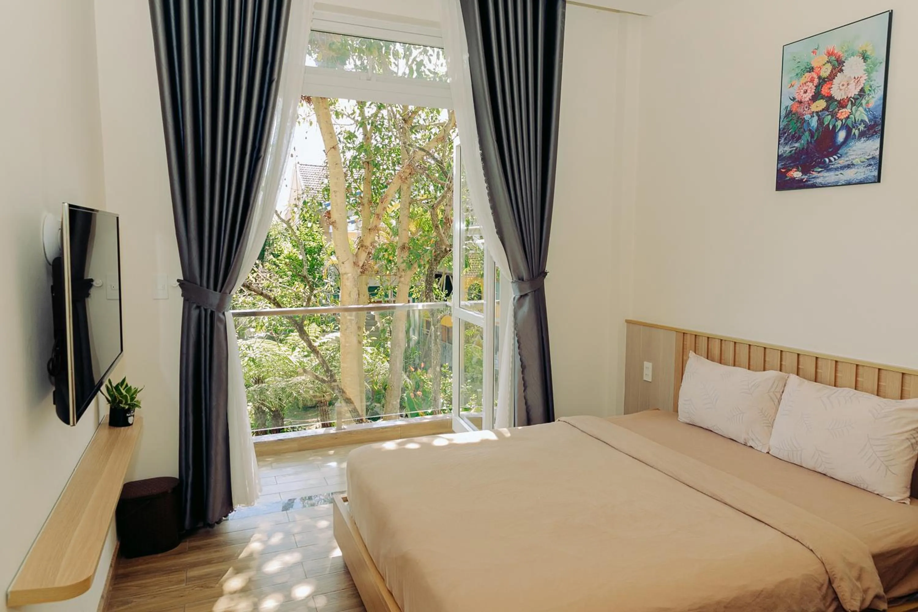 Bed in An Mai Boutique Hotel