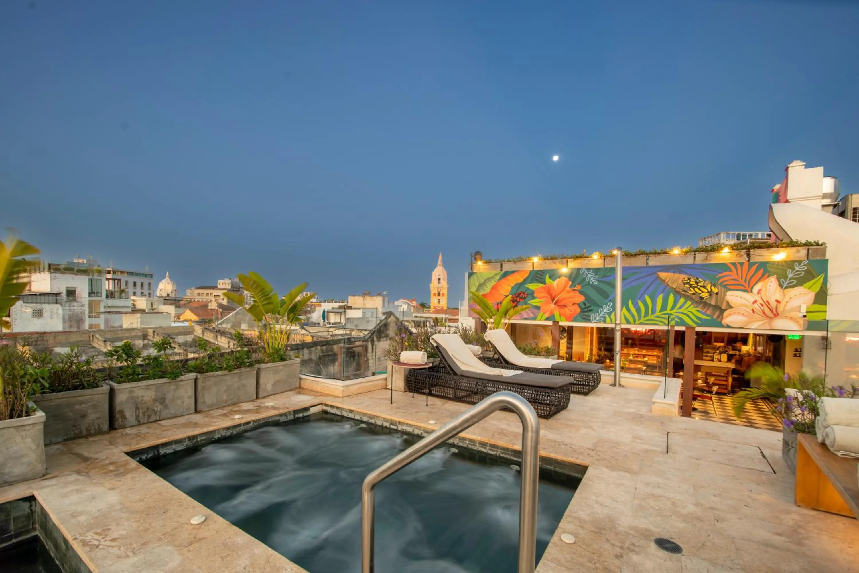 Pool view in Hotel Voilá Centro Histórico