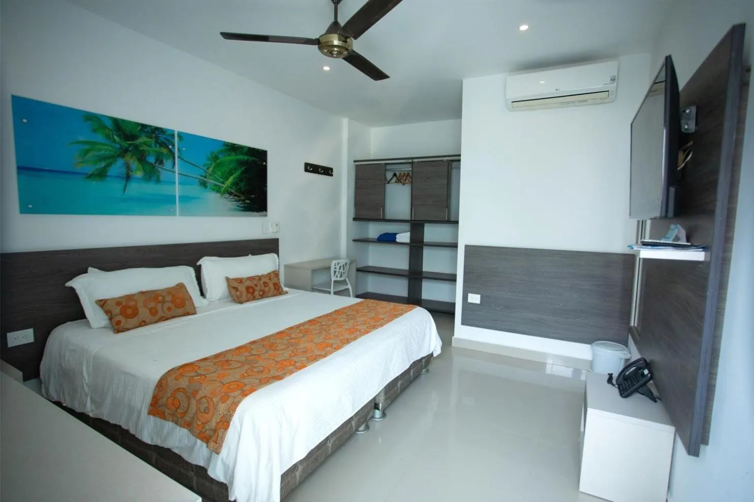 Bedroom, Bed in Hotel Poblado Coveñas