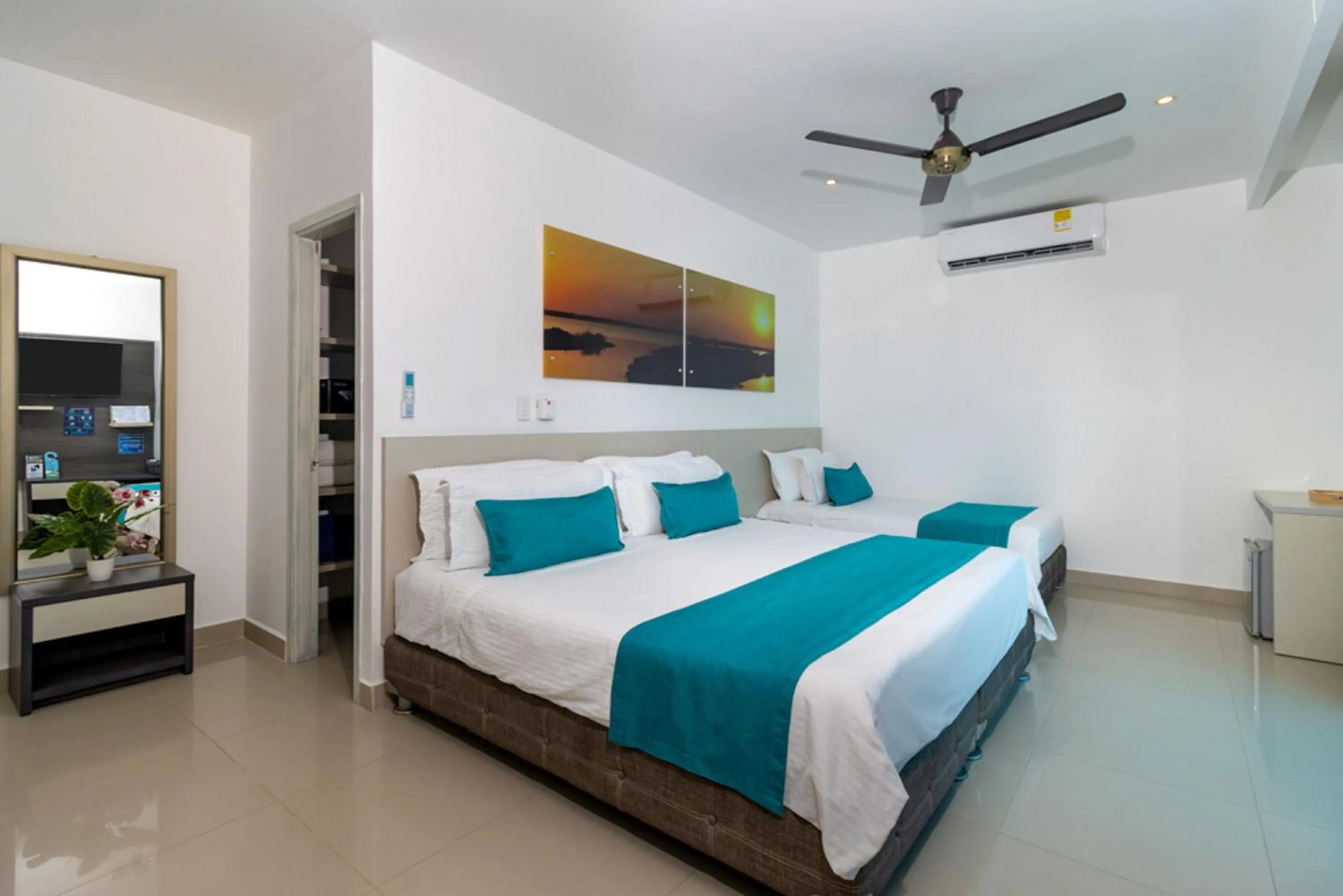 Bedroom, Bed in Hotel Poblado Coveñas