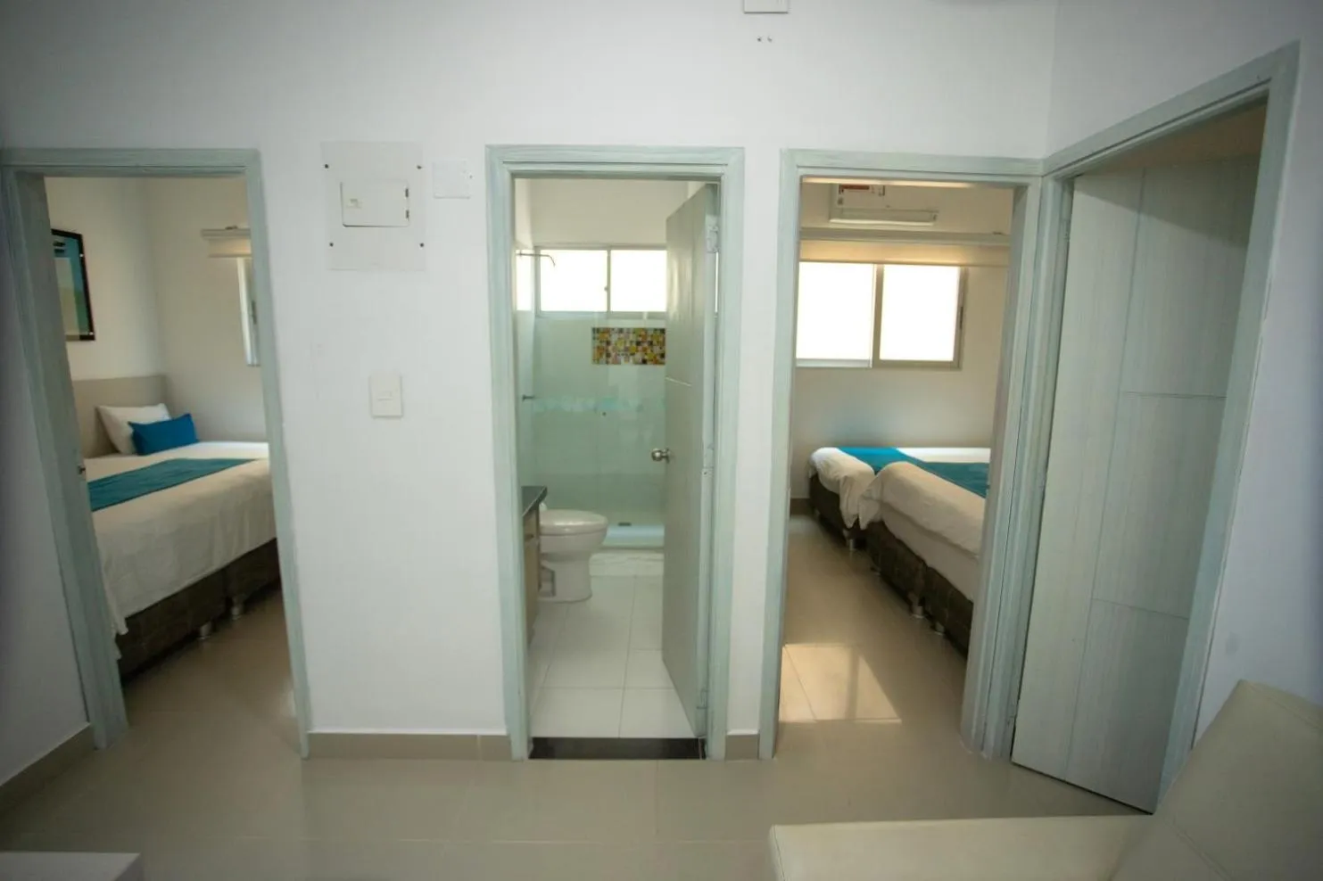 Photo of the whole room, Bed in Hotel Poblado Coveñas