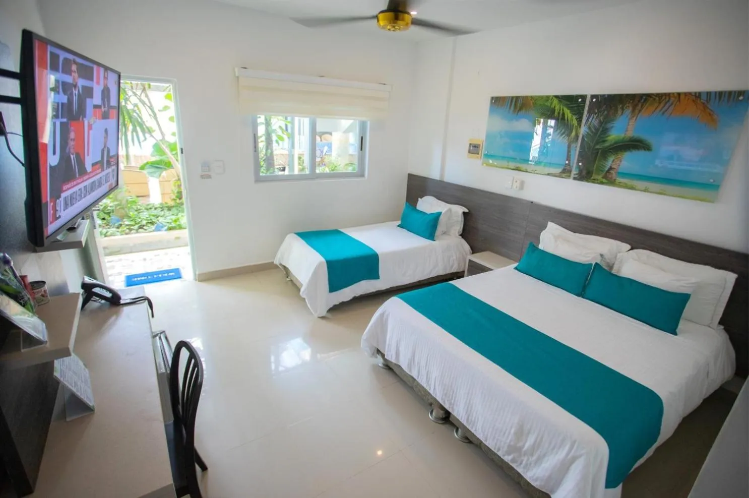 Bedroom, Bed in Hotel Poblado Coveñas