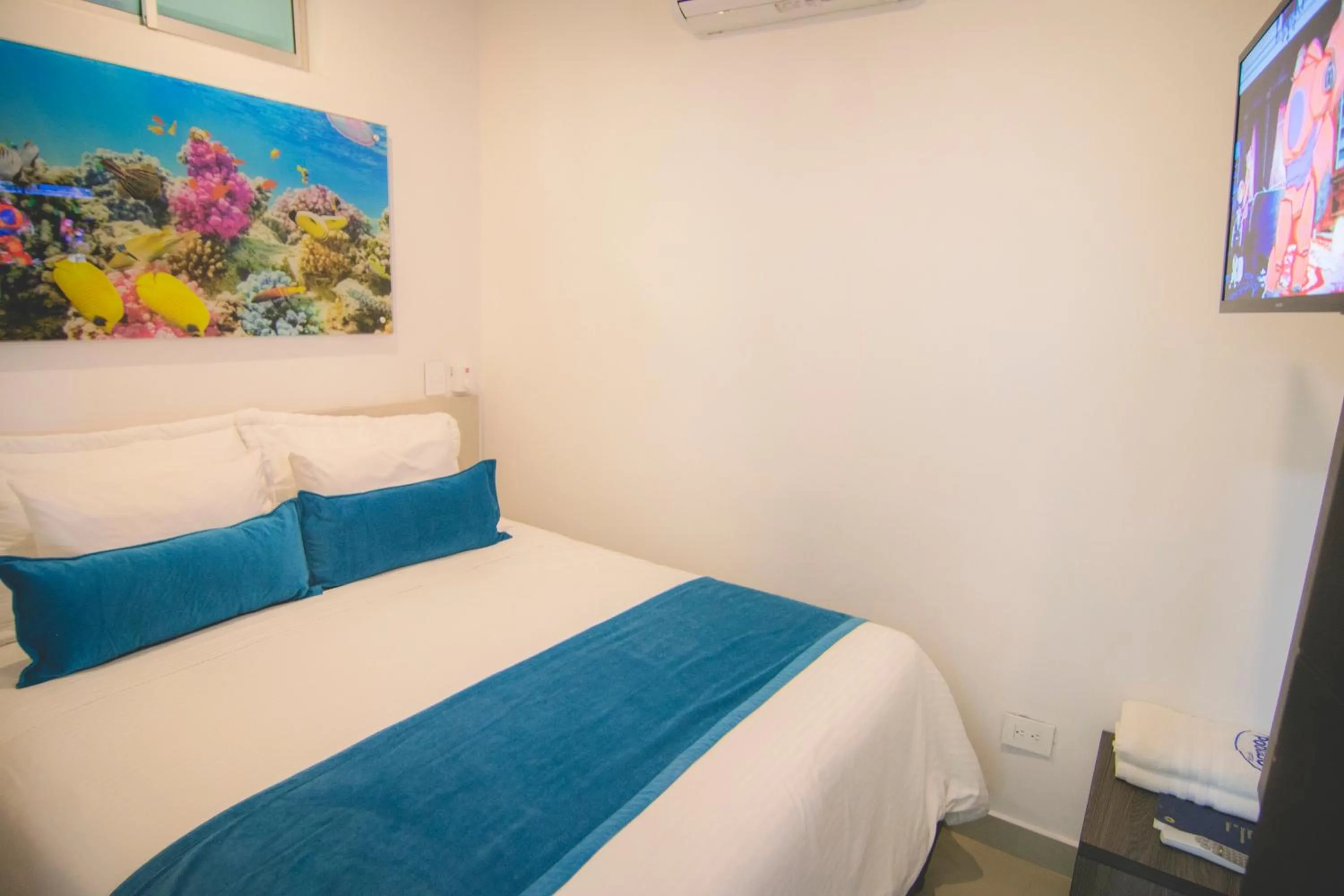 Bedroom, Bed in Hotel Poblado Coveñas