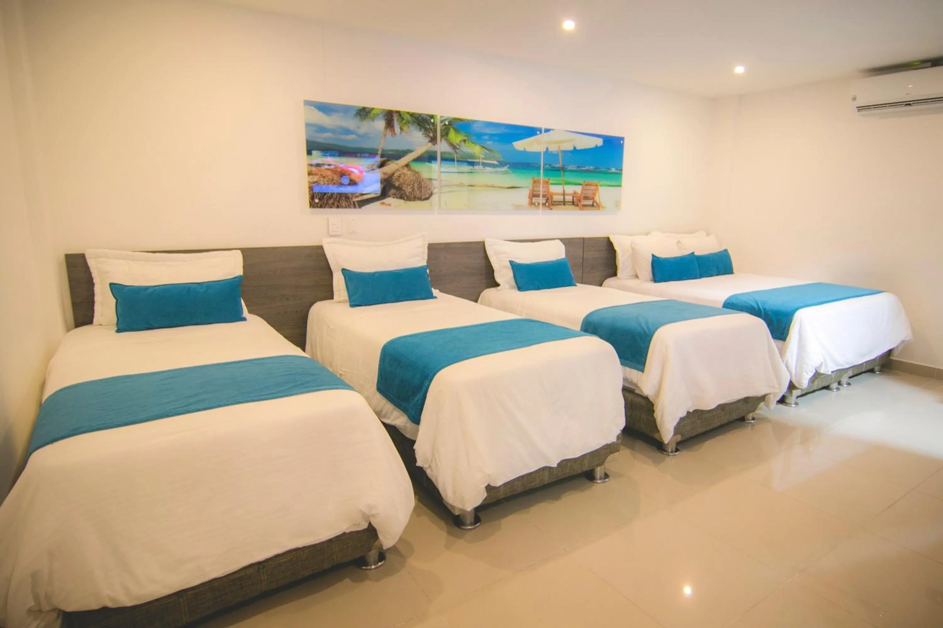 Bedroom, Bed in Hotel Poblado Coveñas