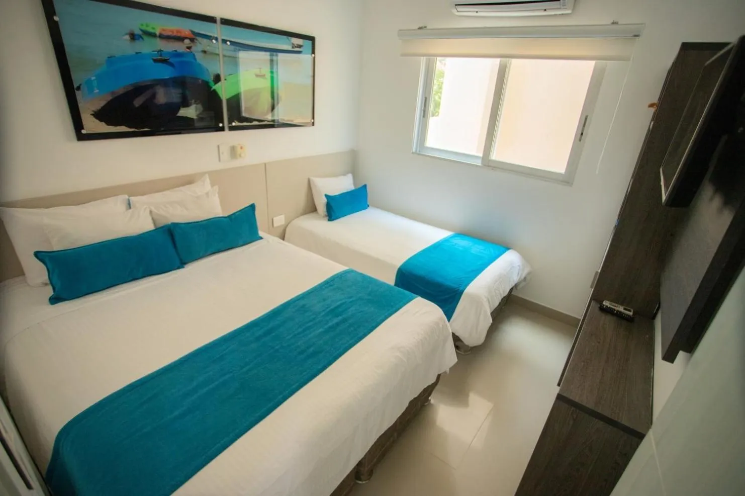 Bedroom, Bed in Hotel Poblado Coveñas