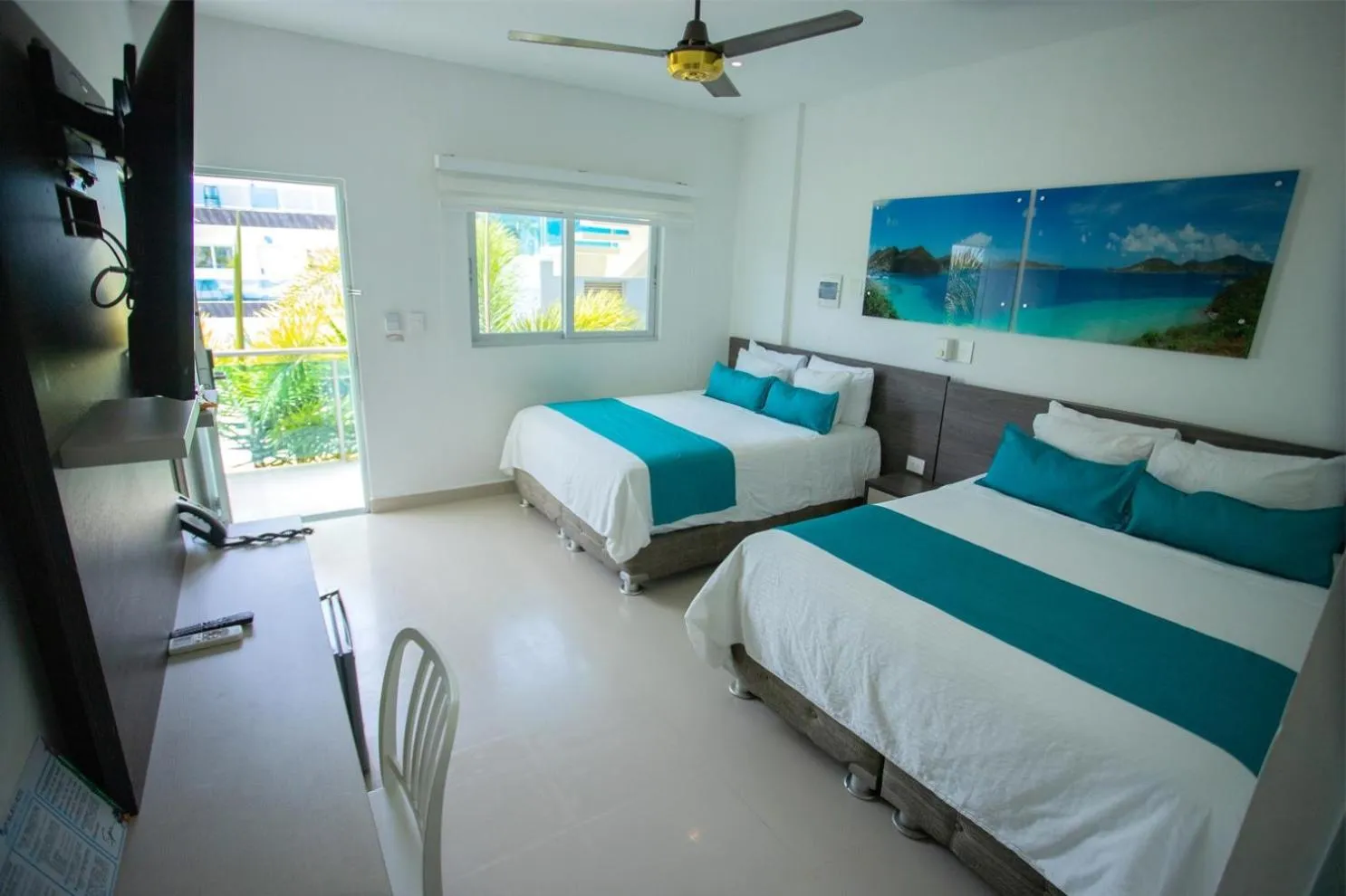 Bedroom, Bed in Hotel Poblado Coveñas