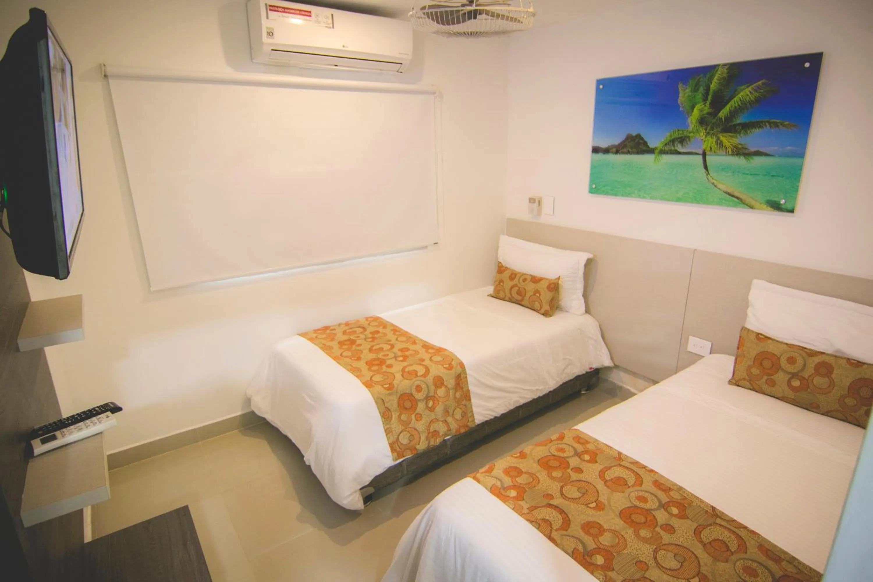 Bedroom, Bed in Hotel Poblado Coveñas