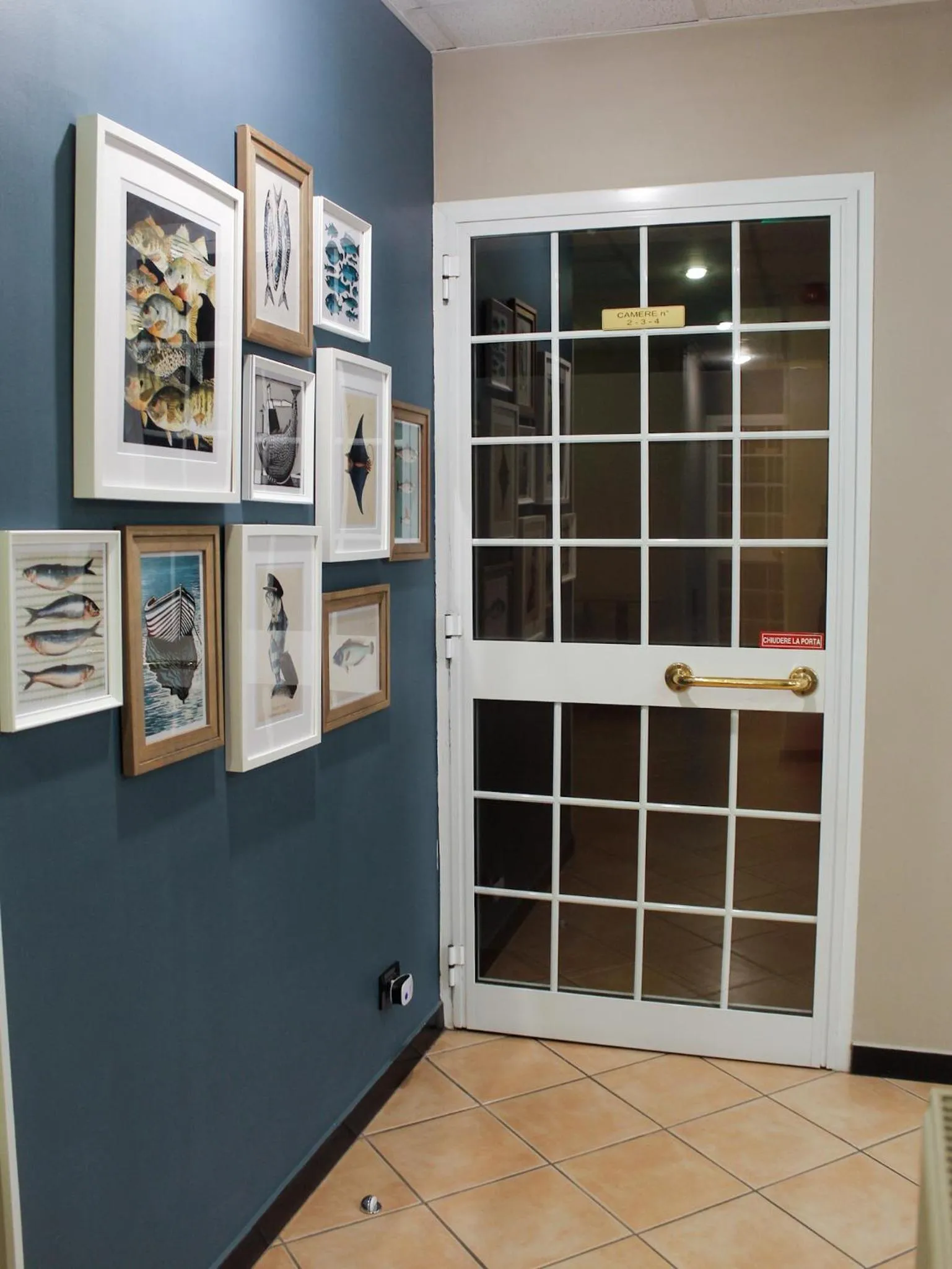 Lobby or reception in La Camogliese Hotel B&B