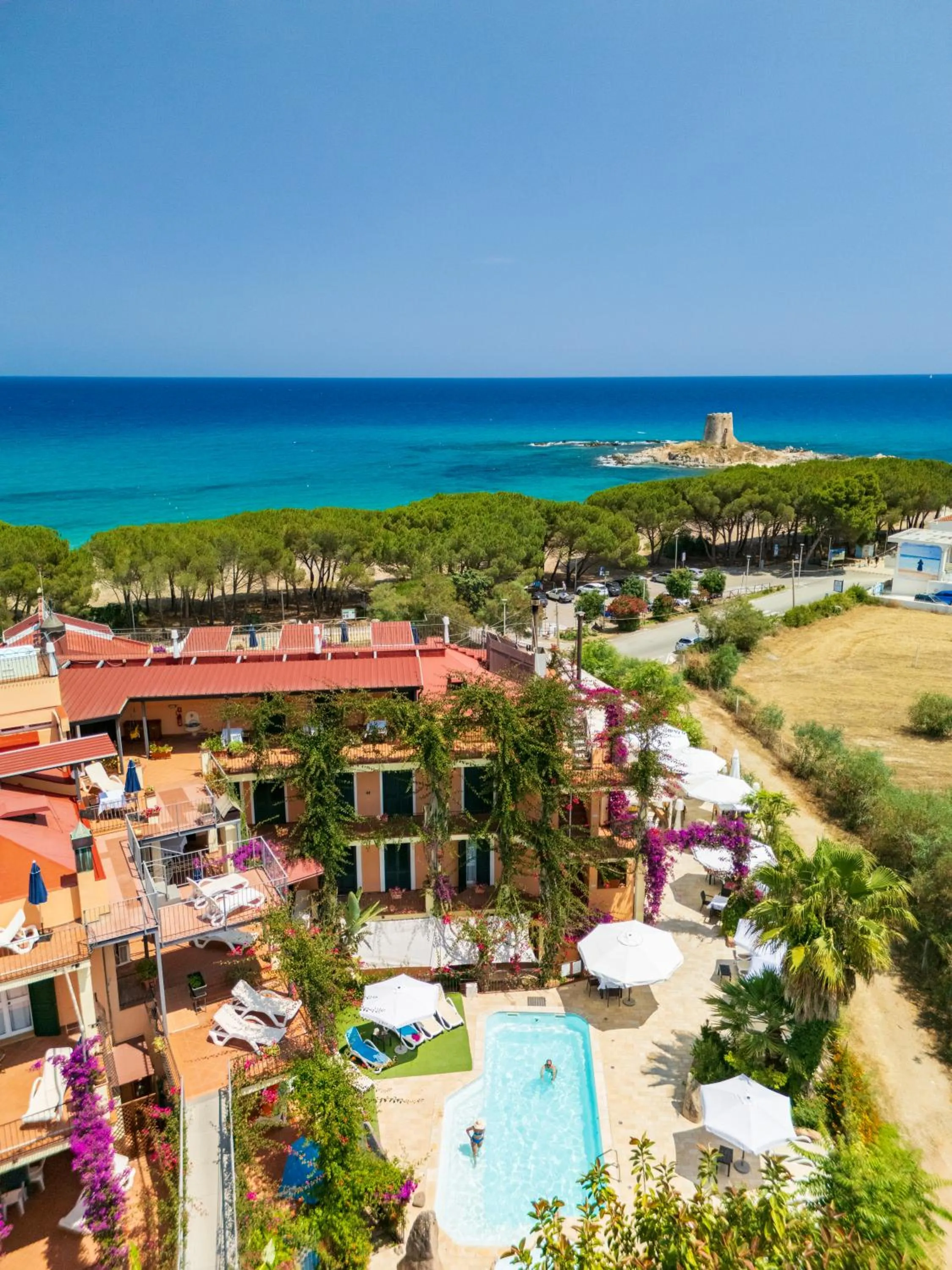 Bird's eye view in Domus De Janas Sul Mare