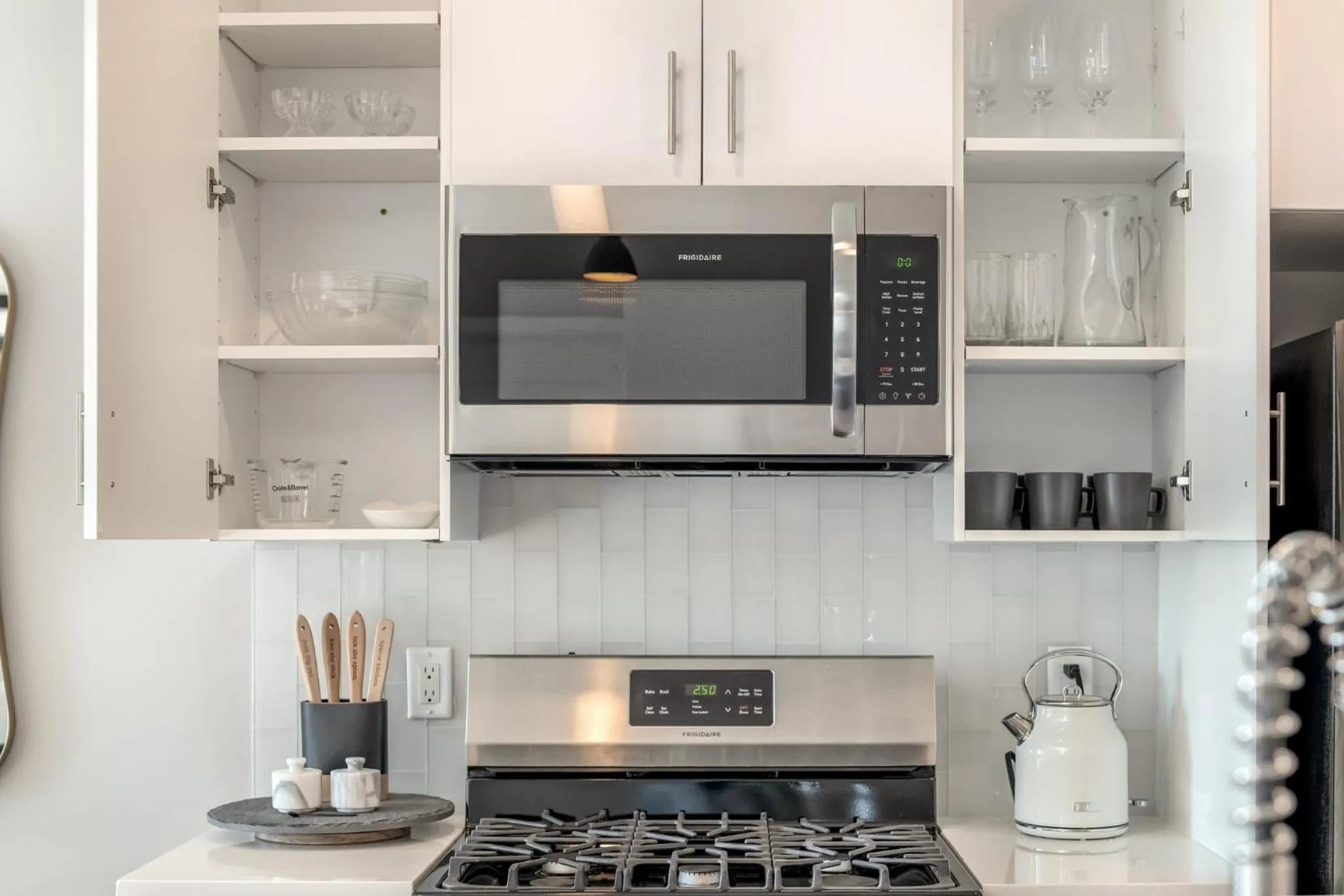 kitchen in Luxury Apartments by Hyatus at Pierpont