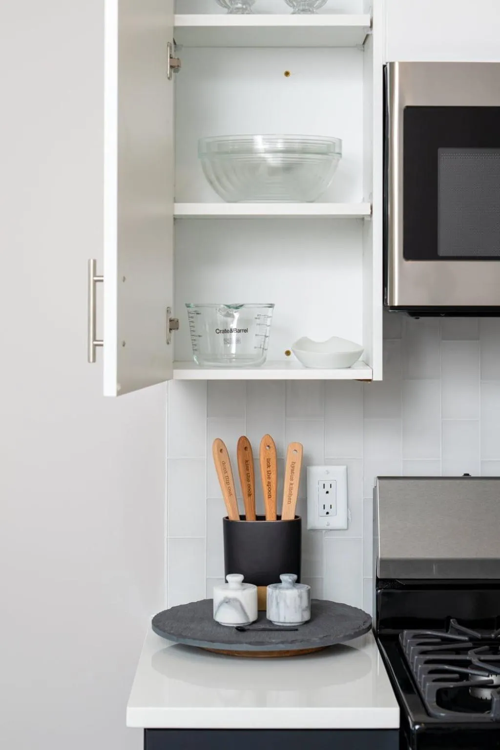 Kitchen or kitchenette in Luxury Apartments by Hyatus at Pierpont