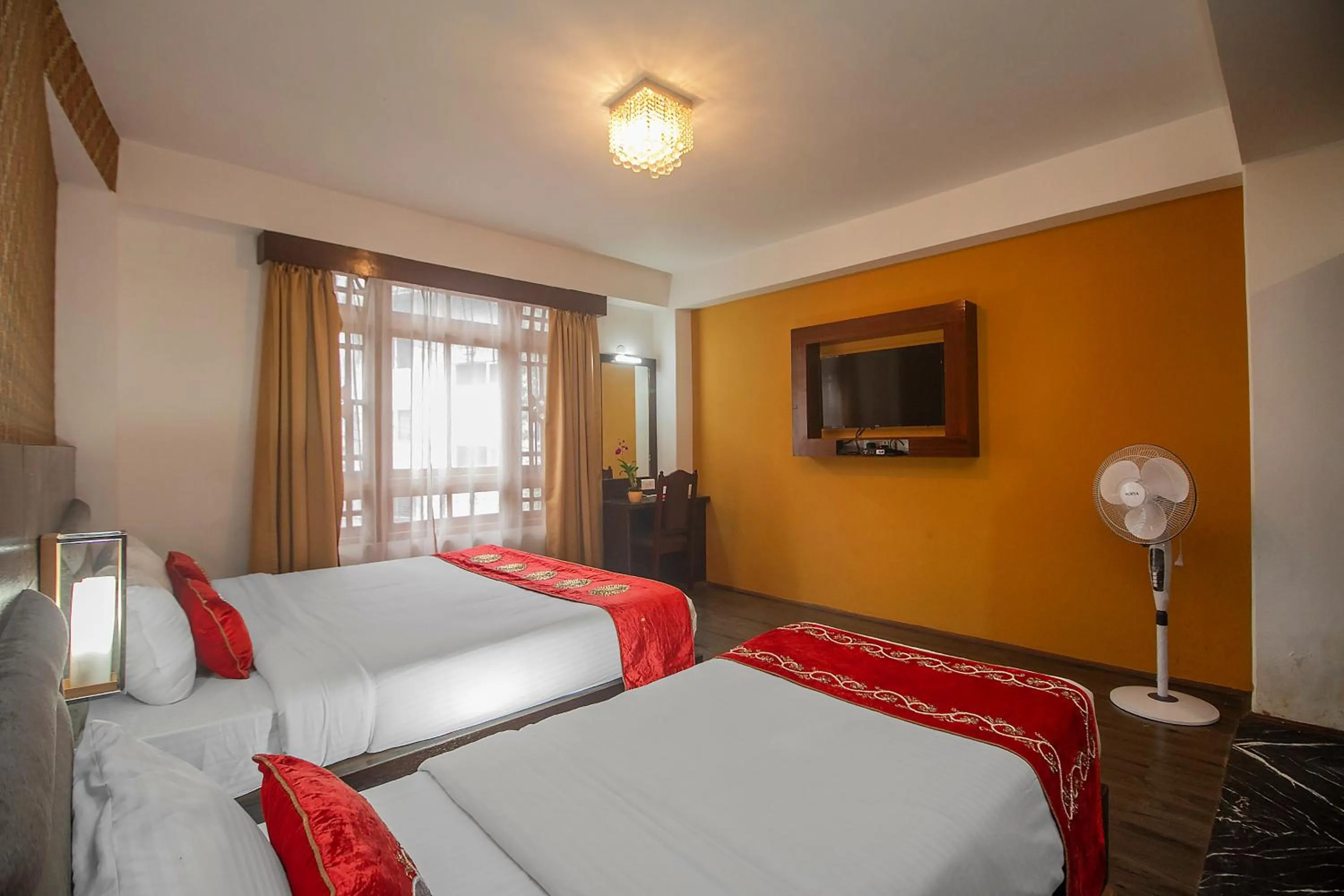 Bed in Palri Boutique Hotel