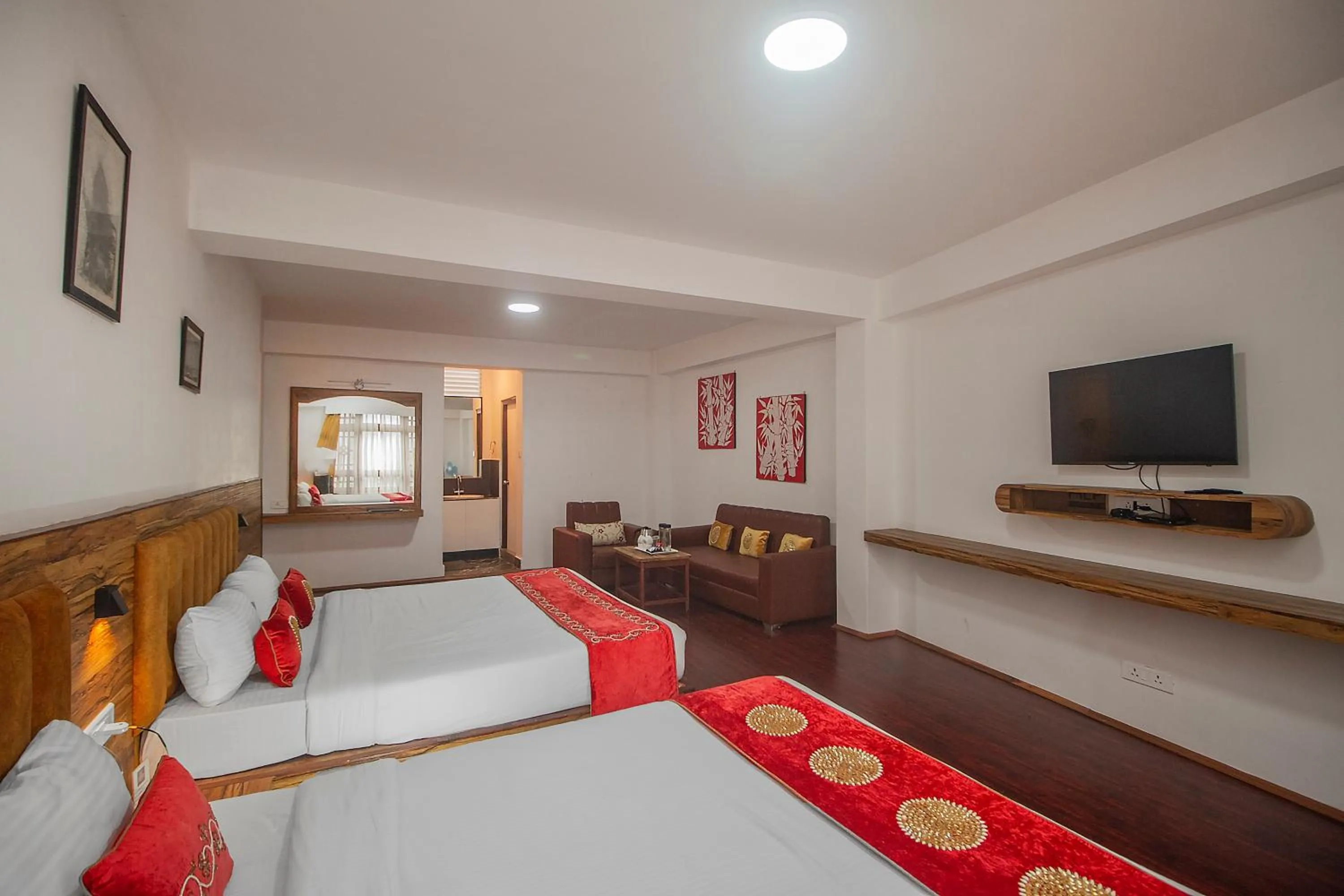 Bed in Palri Boutique Hotel