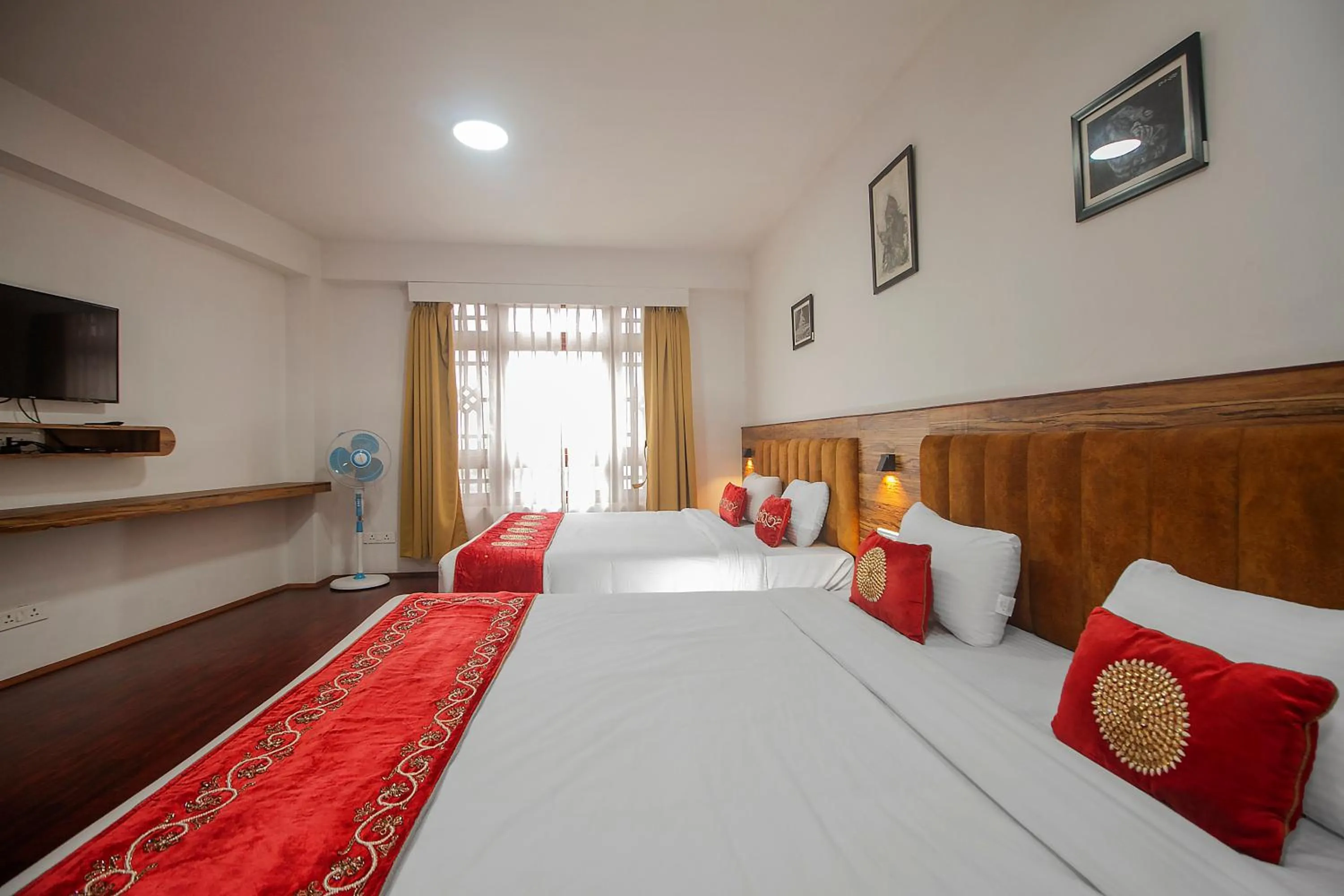 Bed in Palri Boutique Hotel