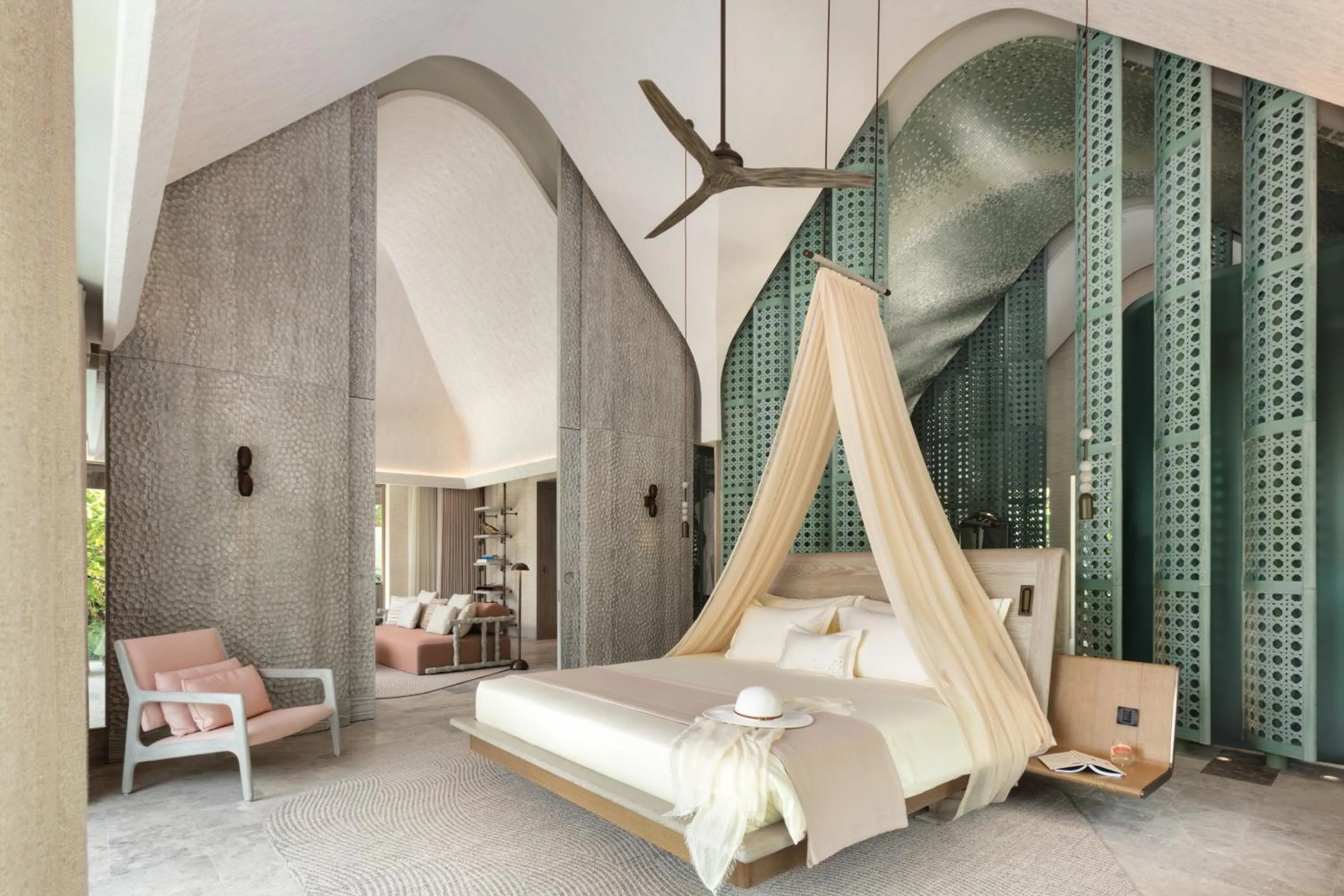 Photo of the whole room, Bed in JOALI BEING