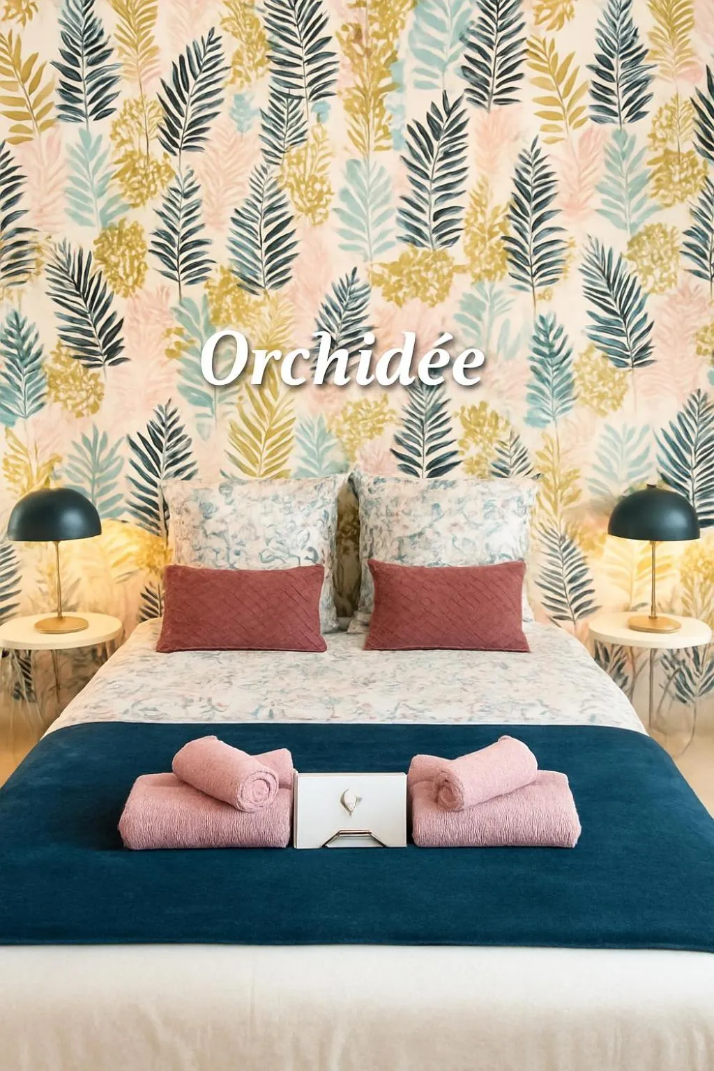 Bed in Les Epinettes chambres d'hôtes