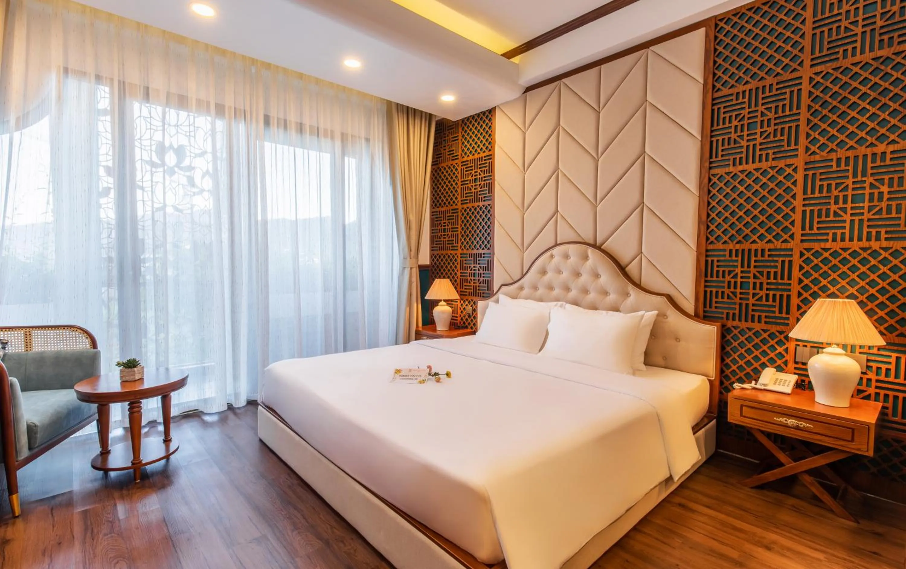 Bed in Boutik Cham NhaTrang Hotel