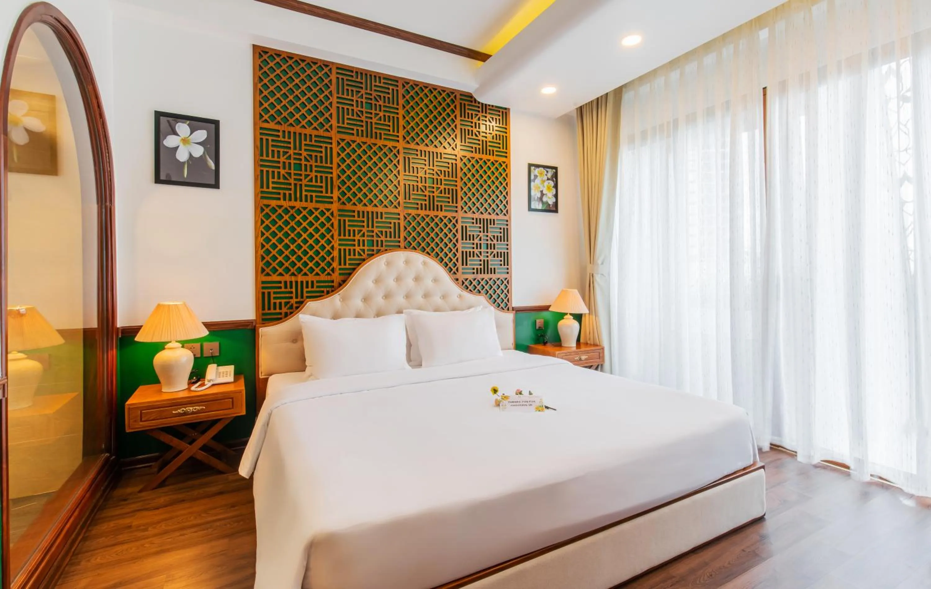 Bed in Boutik Cham NhaTrang Hotel