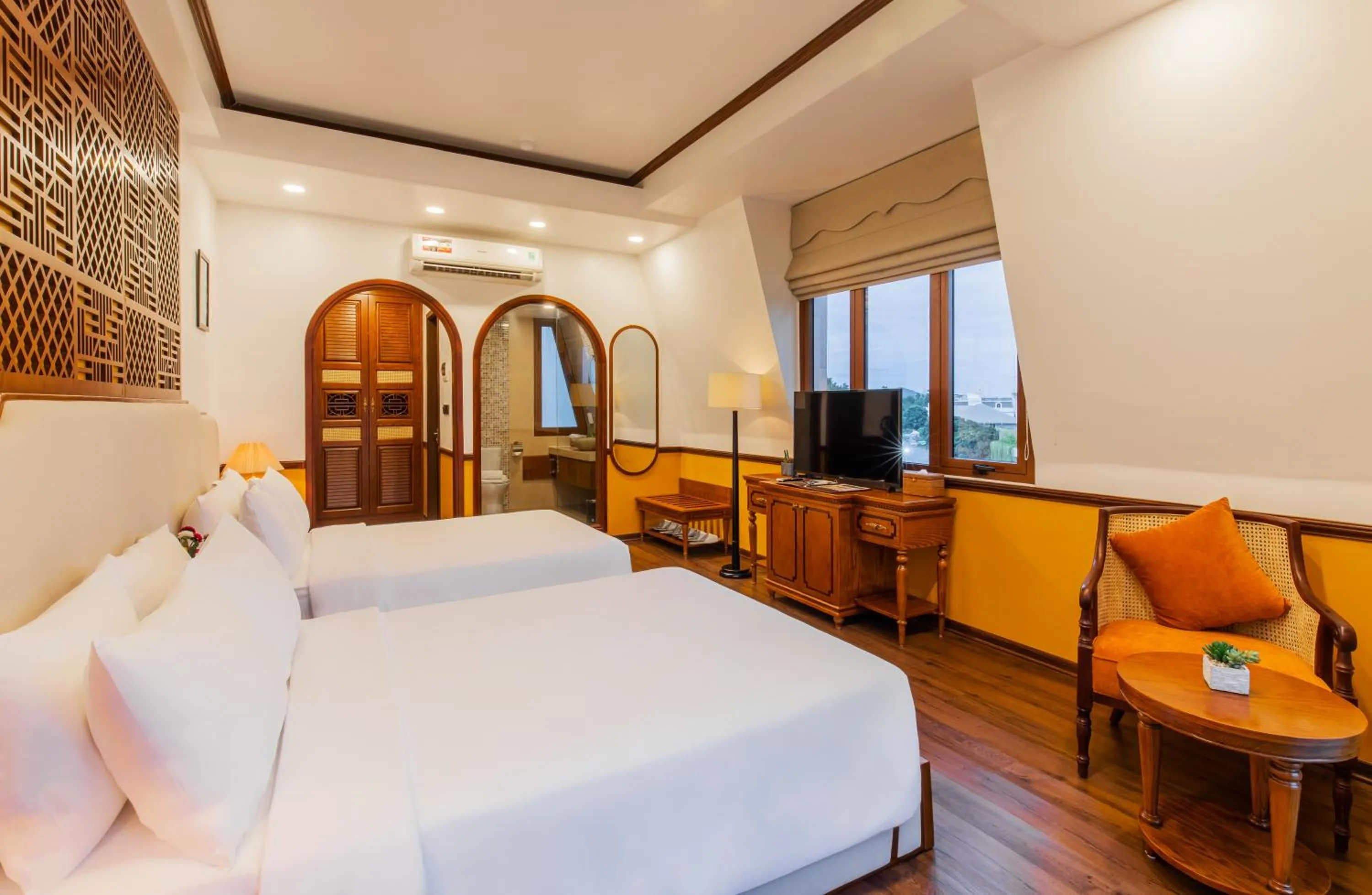 Bed in Boutik Cham NhaTrang Hotel