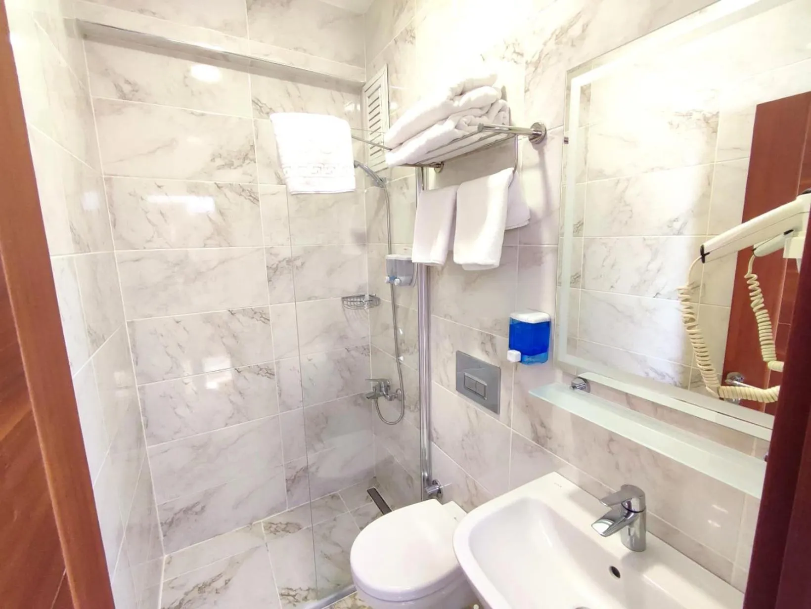 Shower in HOTEL EURO DIAMOND