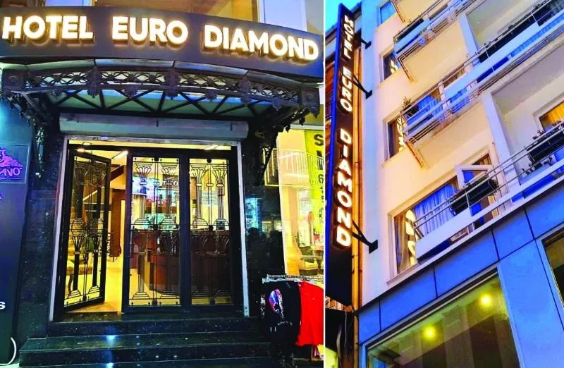 Facade/entrance in HOTEL EURO DIAMOND
