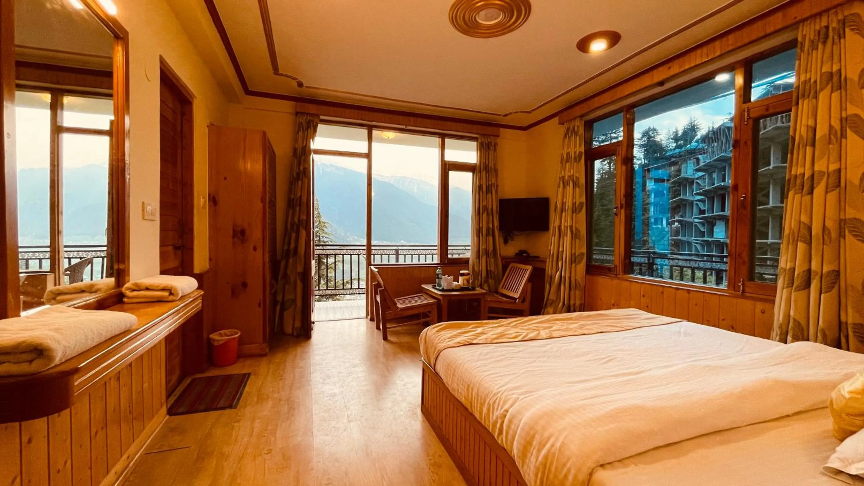Bedroom, Bed in Himalayan adventure Cottages & Budget Friendly BNB Manali