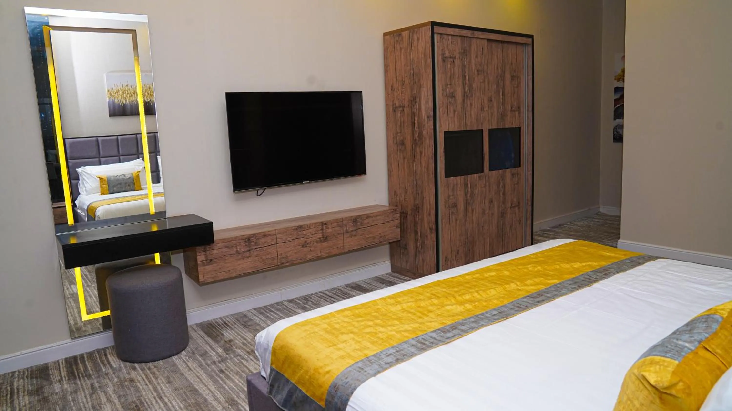 Bed in Clowzer Serviced Apartments