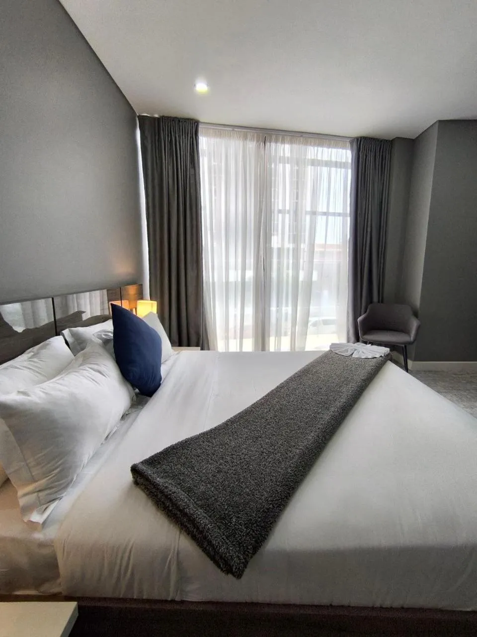 Bed in Polana Plaza Hotel