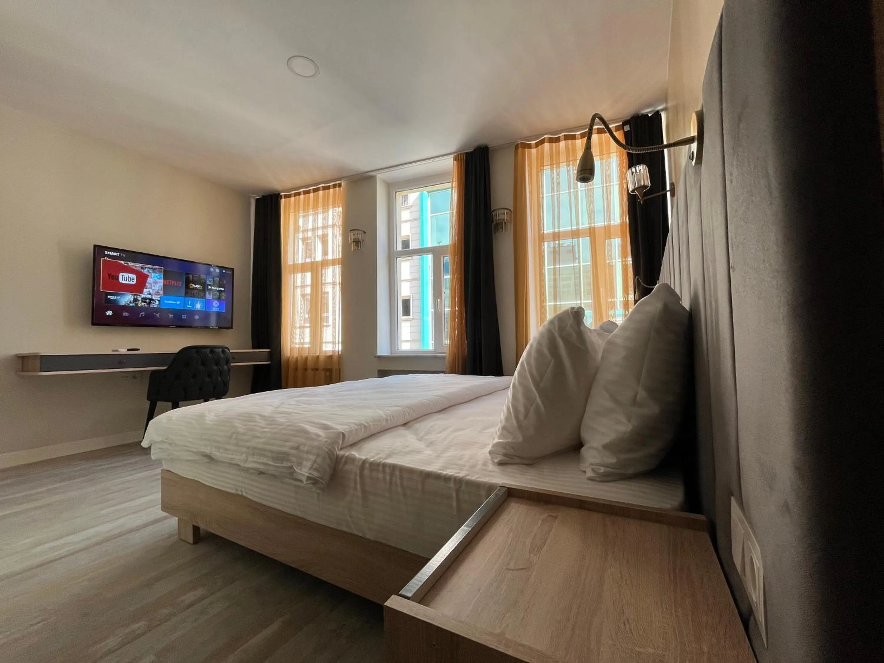 Bed in Genoa Port Hotel