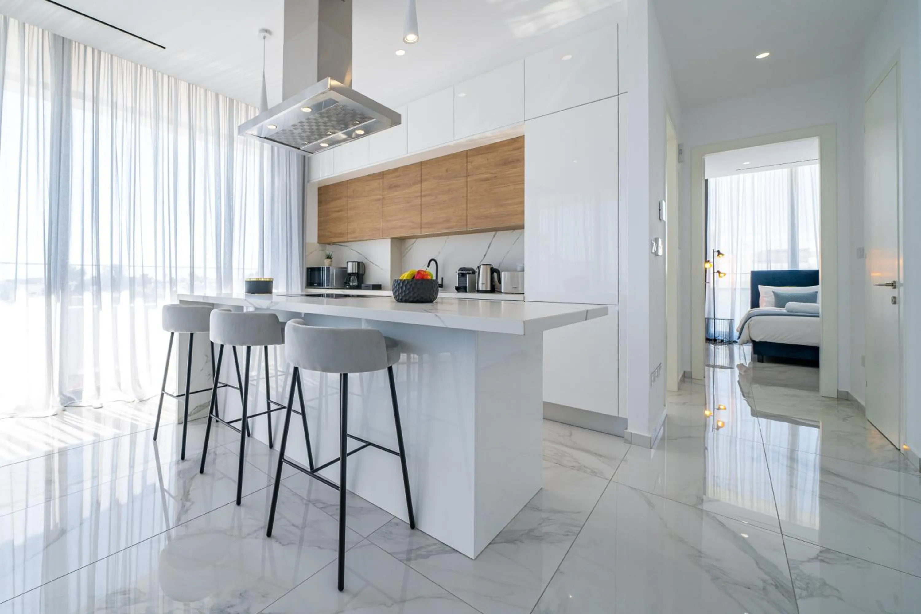 Kitchen or kitchenette in The Palmiers