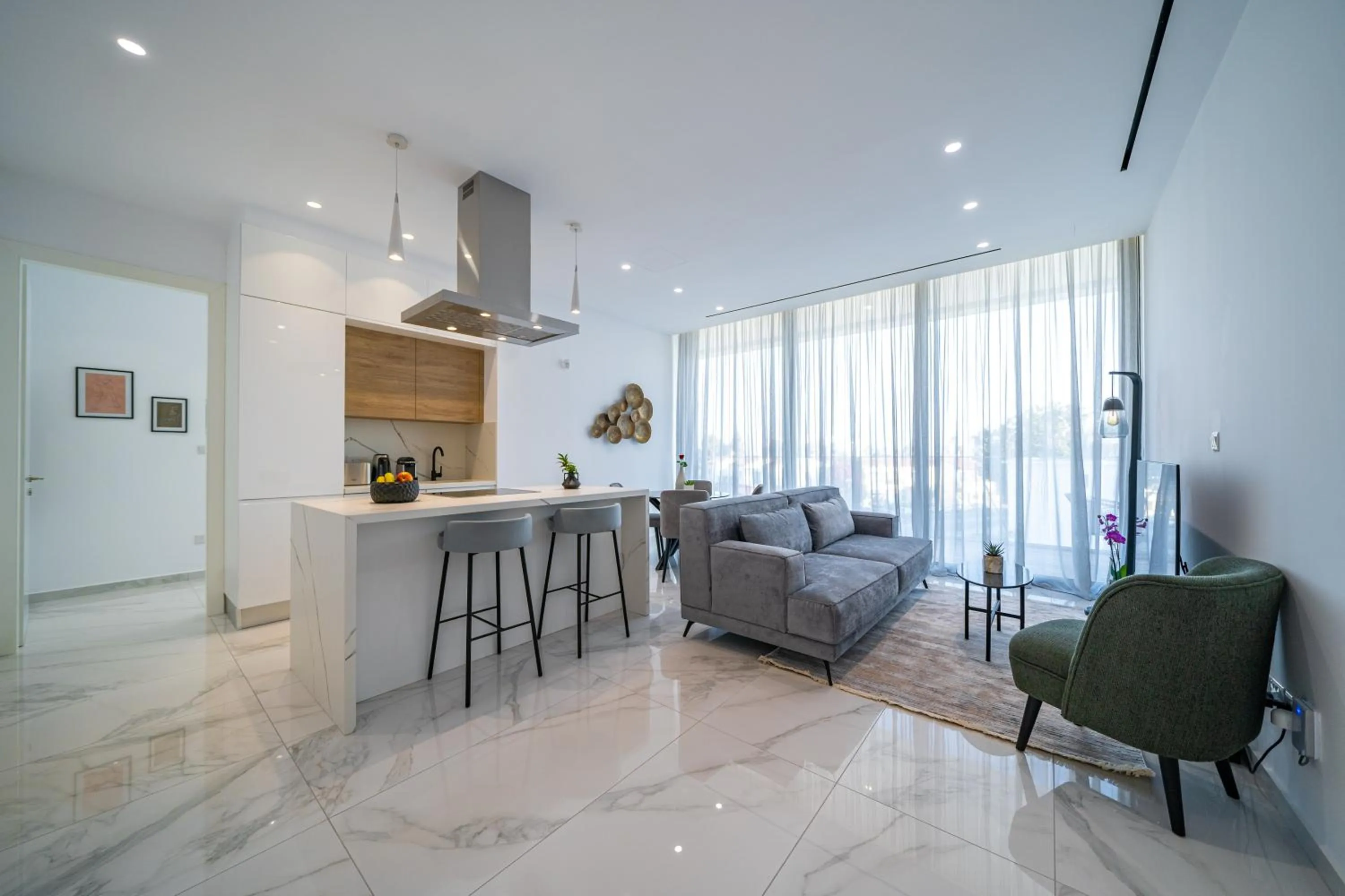 Kitchen or kitchenette in The Palmiers