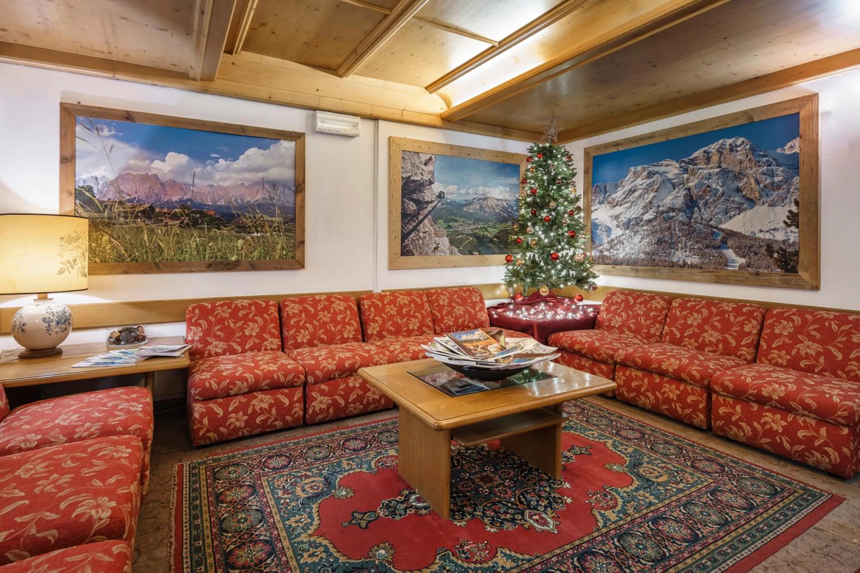 Lobby or reception in Hotel Olimpia