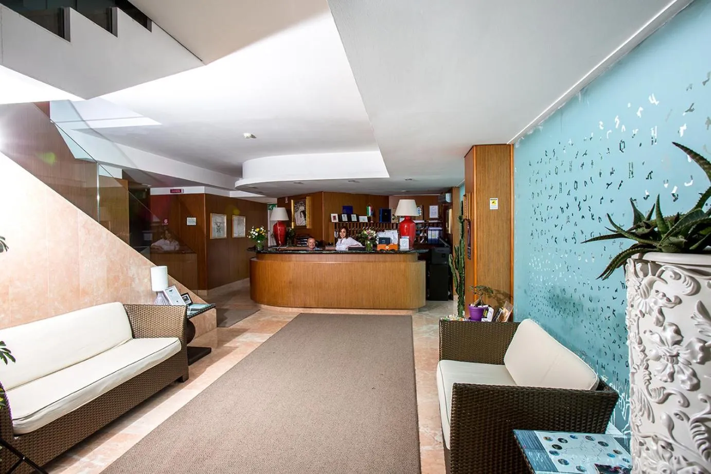 Lobby or reception in City Hotel