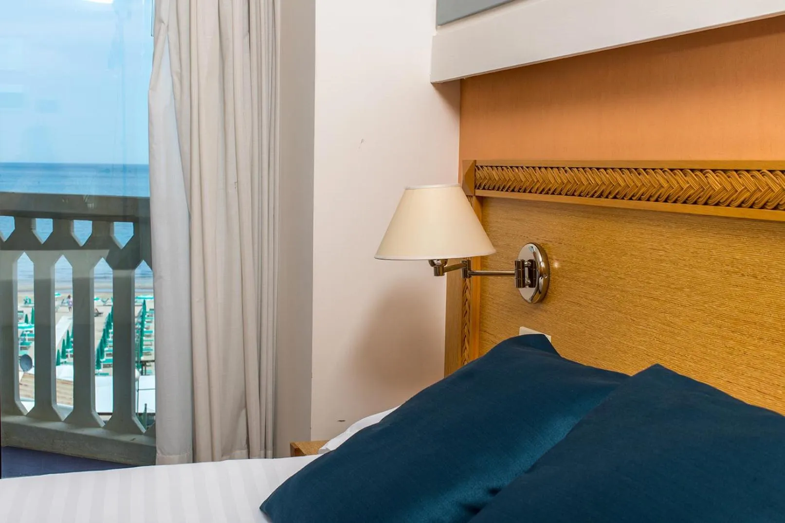 Decorative detail, Bed in City Hotel