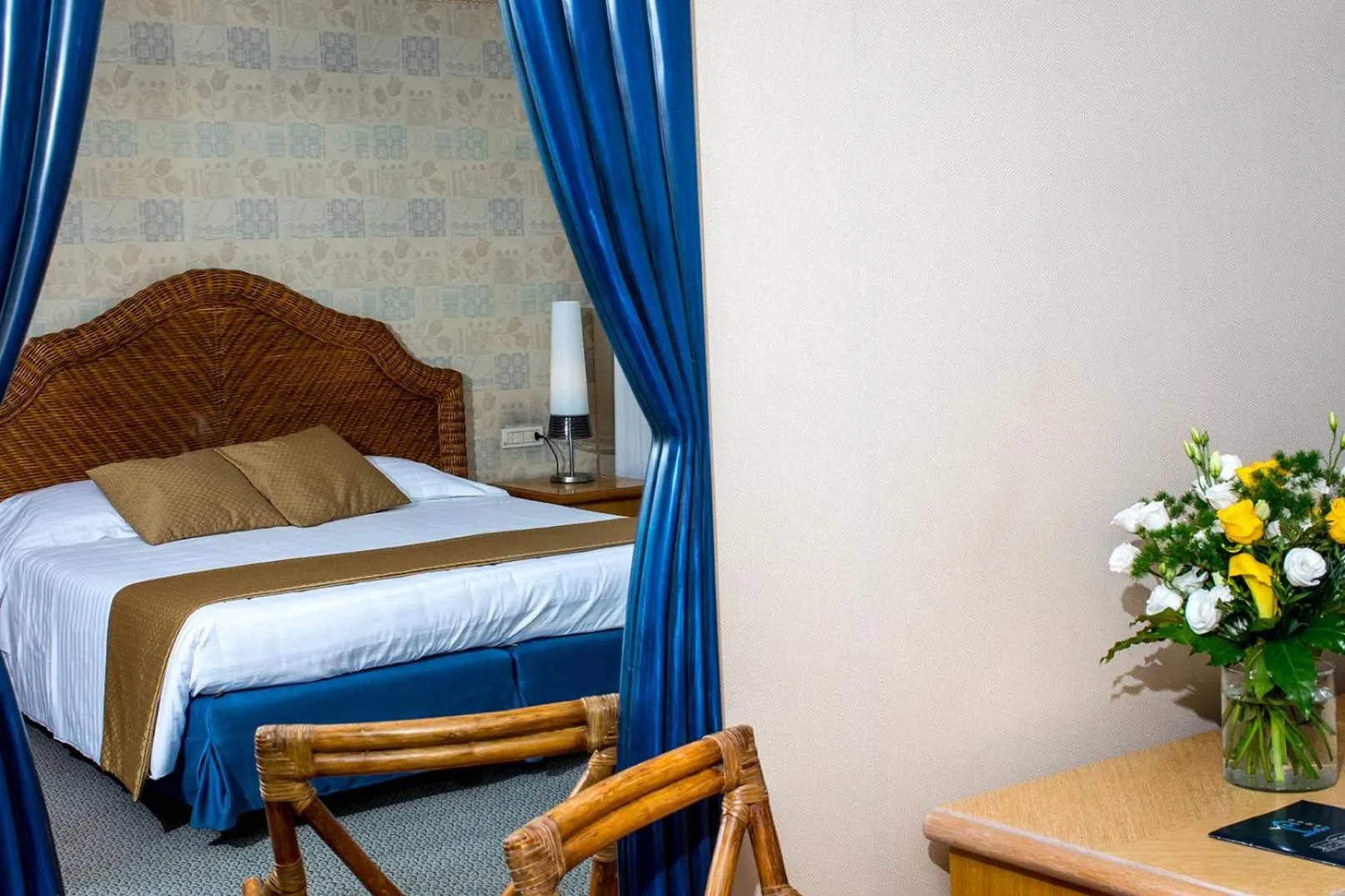 Decorative detail, Bed in City Hotel