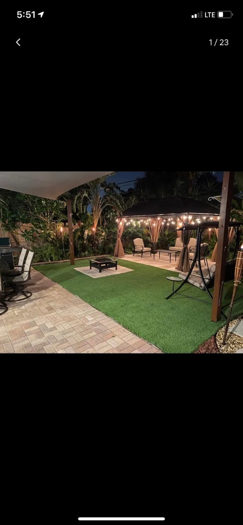 Garden view in Cozy House