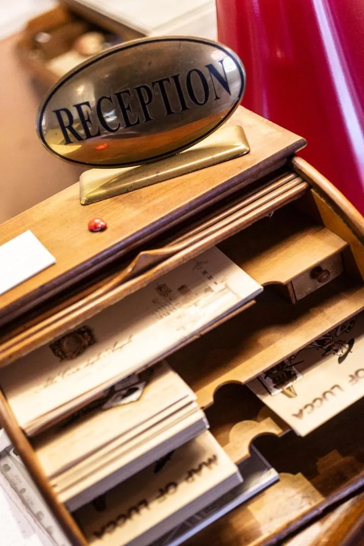 Decorative detail in Hotel Alla Corte degli Angeli