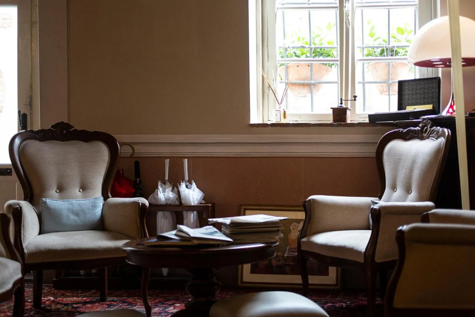 Decorative detail in Hotel Alla Corte degli Angeli