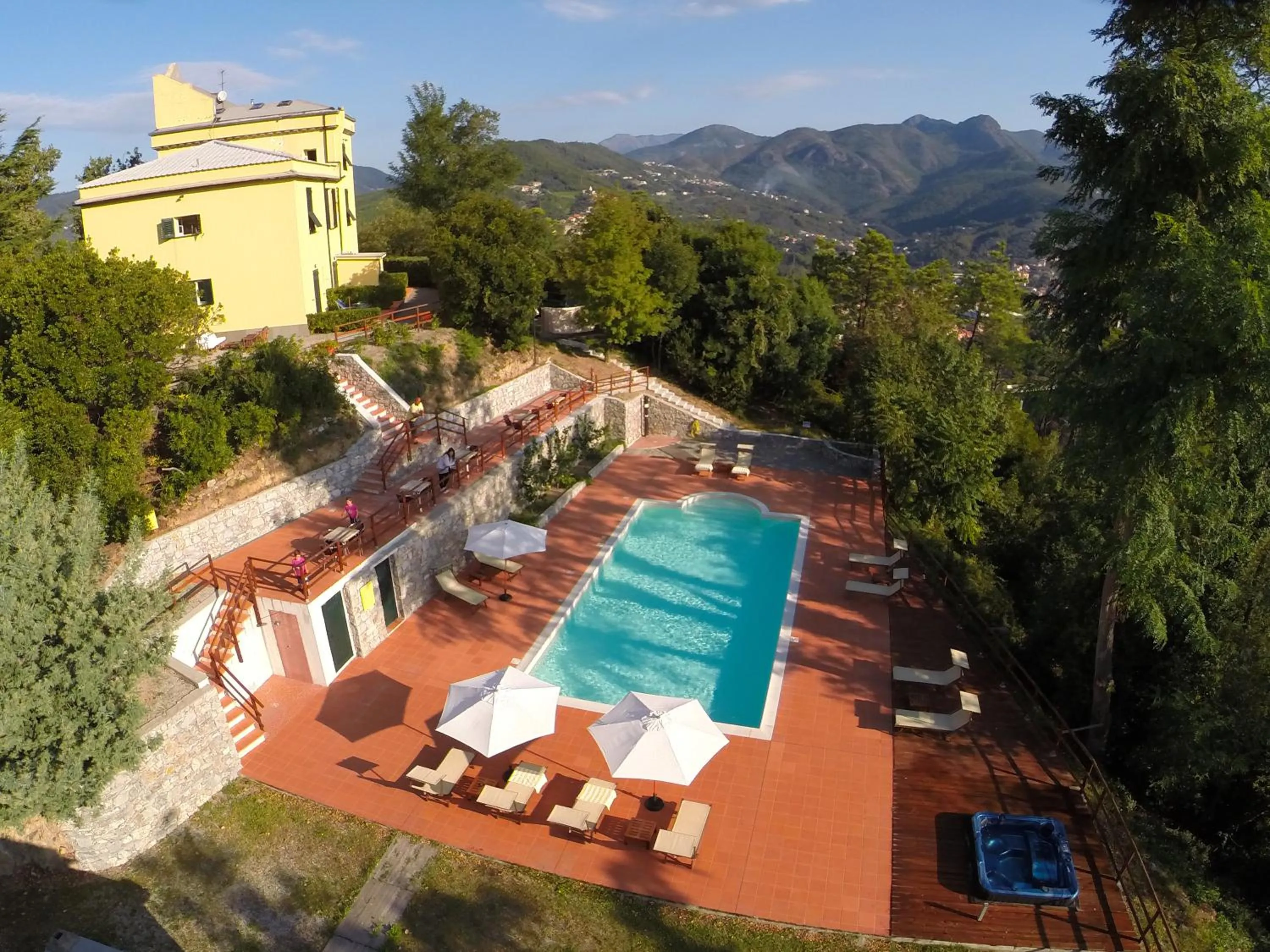 Bird's eye view in Relais San Rocco